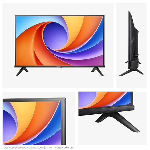 Hisense 40E4QT Fehrnseher, 40 Zoll, DLED, Smart TV, Game Mode, AI Sports Mode, Dolby Audio, Dolby MS12, DTS Virtual X, HDR10, HLG, Full HD, High Contrast, Rauschunterdrückung [2025]