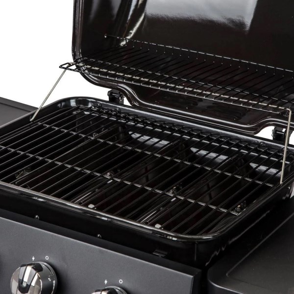 Dyna-Glo 3-Burner Open Cart Propane Gas Grill in Black