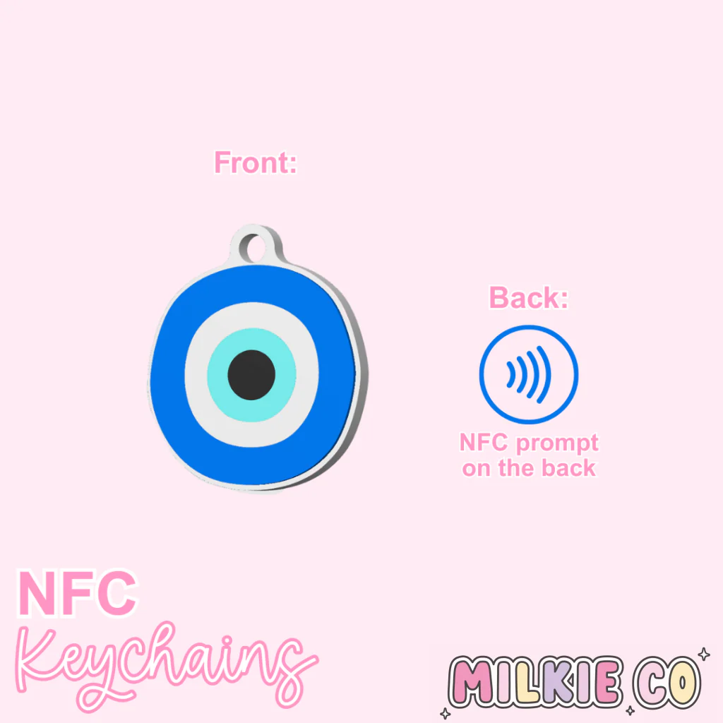 Evil Eye NFC Keychain