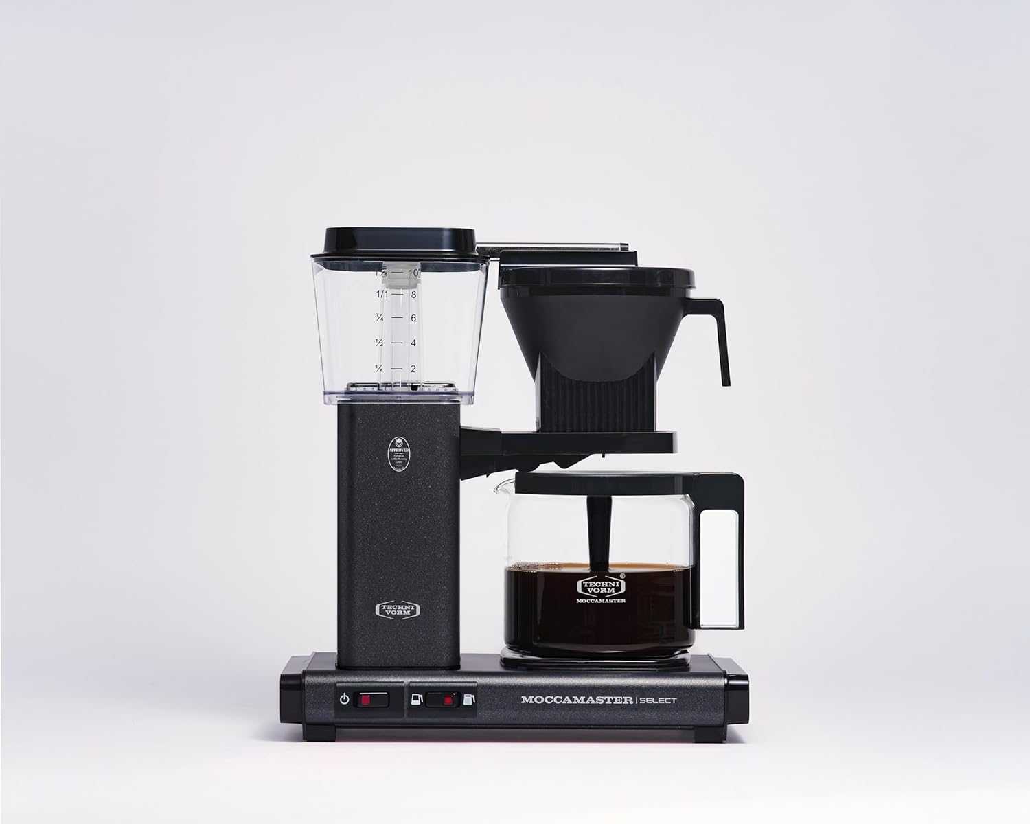 Moccamaster KBG Select, Kaffeemaschine, Retro Kaffeemaschine, Filterkaffee, Off-White, 1.25L