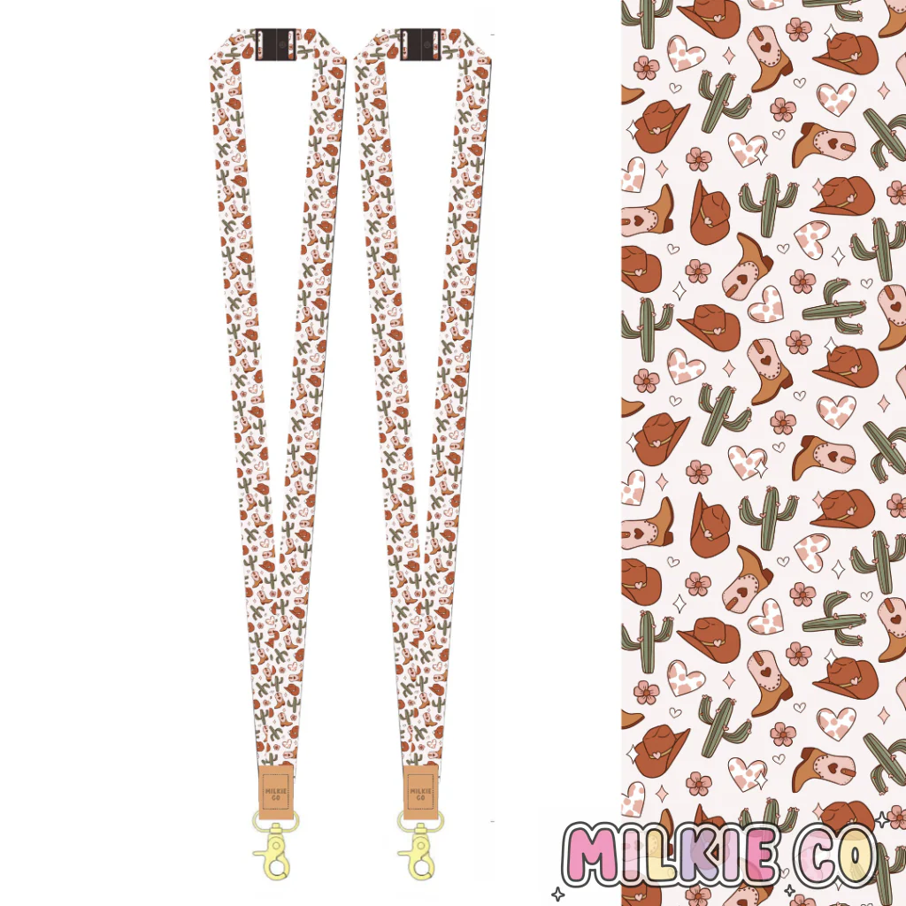 Country Fabric Lanyard