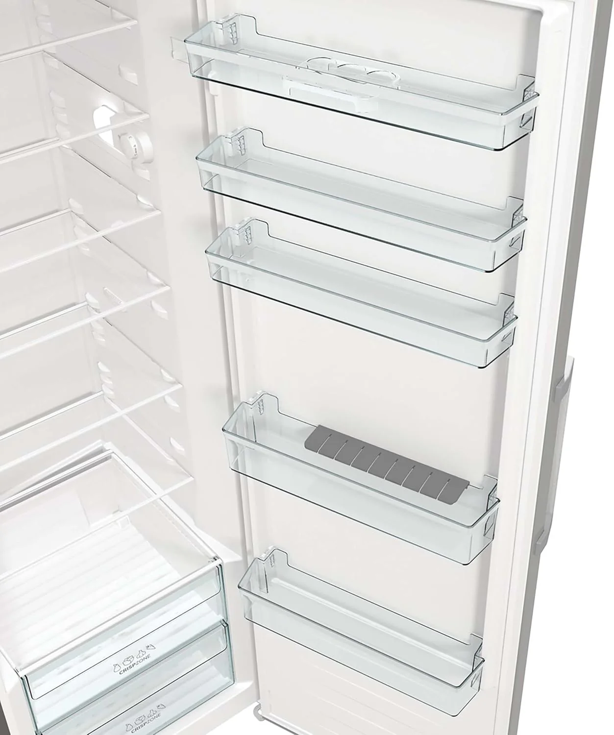 Gorenje R 619 DAXL6 Koelkast/AdaptTech/FreshZone/Snelkoelfunctie/Ventilatiekoelsysteem/LED Display/398l/185cm/EEK D/Roestvrij staal