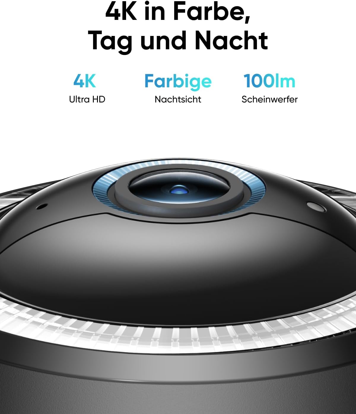 eufy 4G LTE Überwachungskamera mit WLAN, 4K UHD Schwenk-Neige-Funktion, Kabellos, Solarbetrieben mit Solarpanel, KI-basierte Personen-/Fahrzeugverfolgung, inklusive SIM-Karte