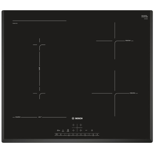 Płyta indukcyjna Bosch PUE63RBB5E 4 Palniki Czarny