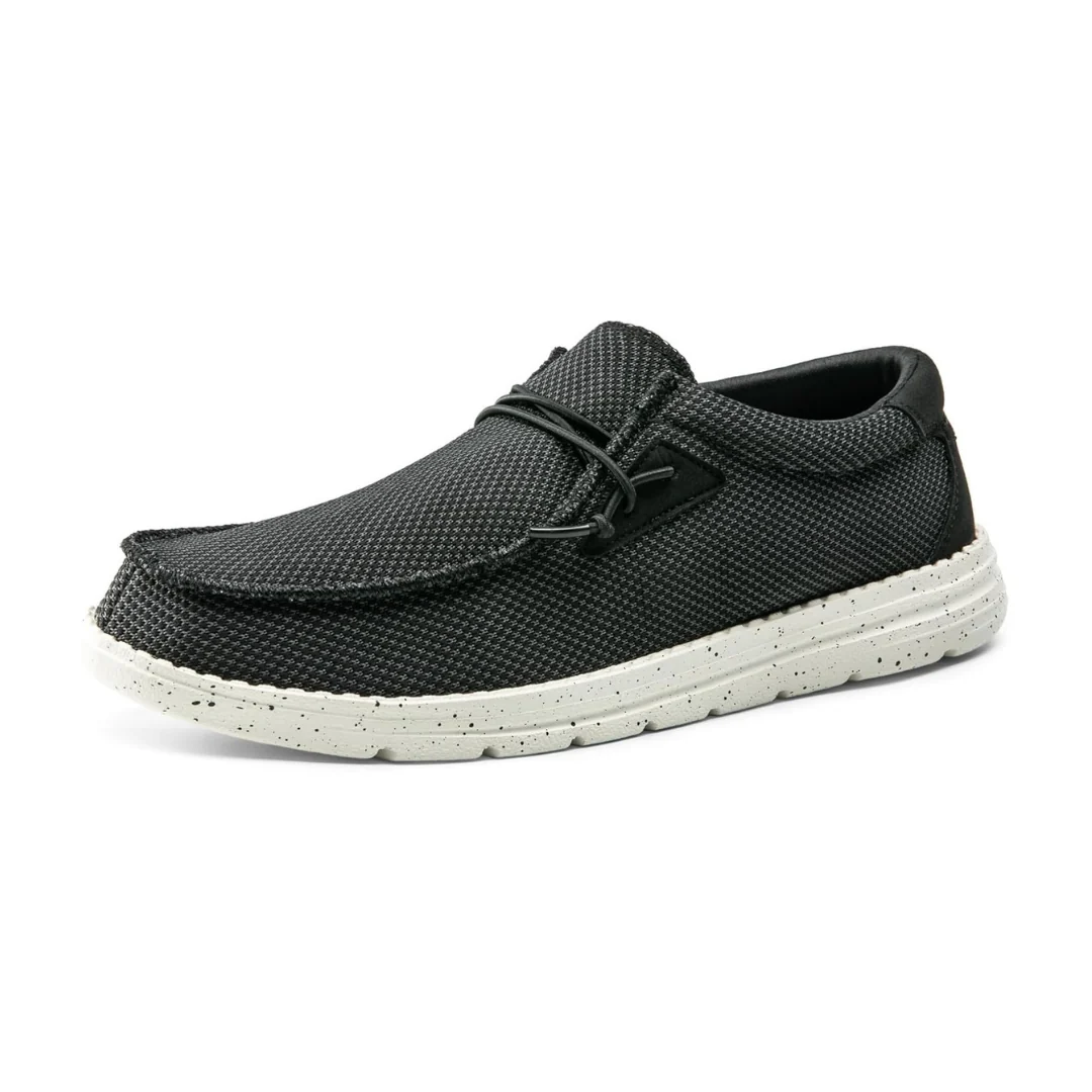 Men's Two-Tone Casual Loafers �C Black Grey