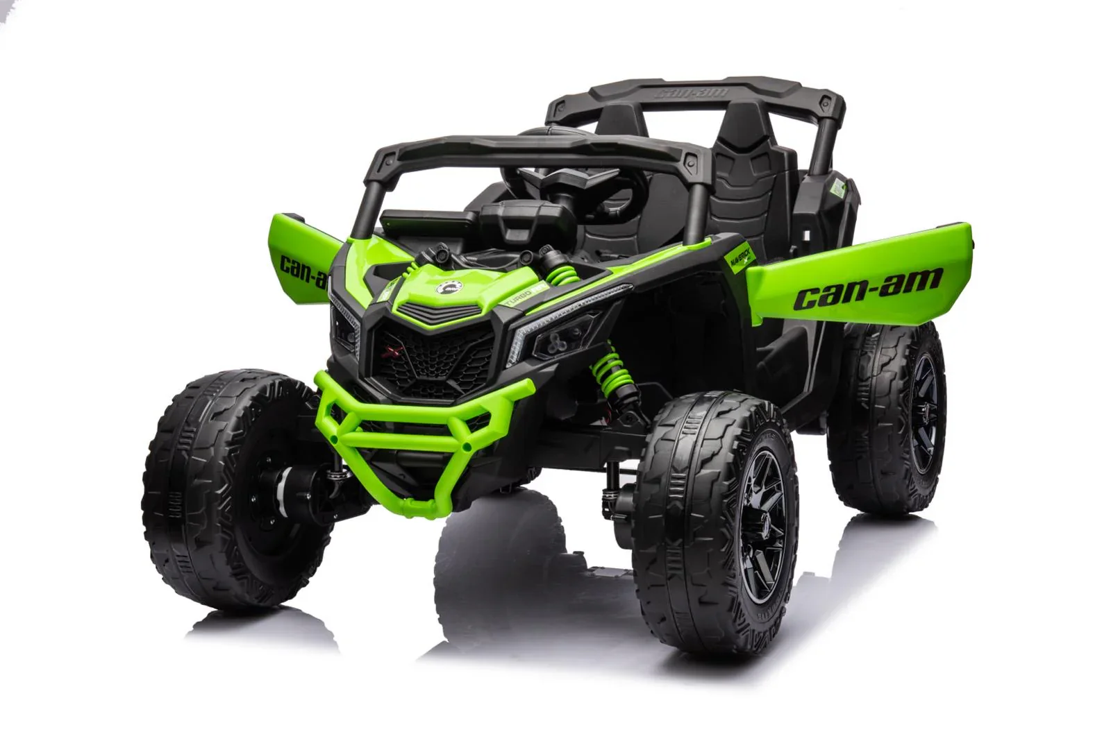 Licensed CanAm Mini Maverick UTV 24v Kids Electric Buggy - in GREEN