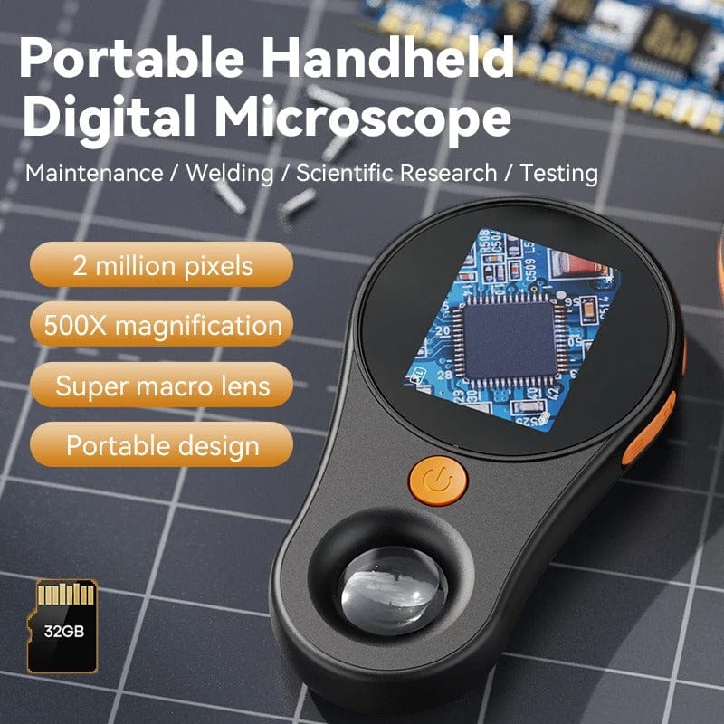2.0-Inch 500X Digital Microscope ¨C 1080P Video Magnifier