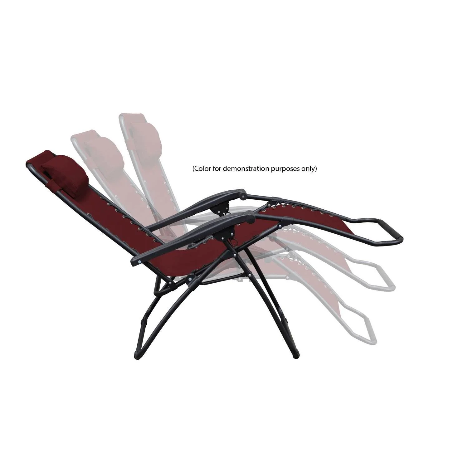 Caravan Canopy Infinity Zero Gravity Stalen Frame Patio Deck Stoel, Camouflage