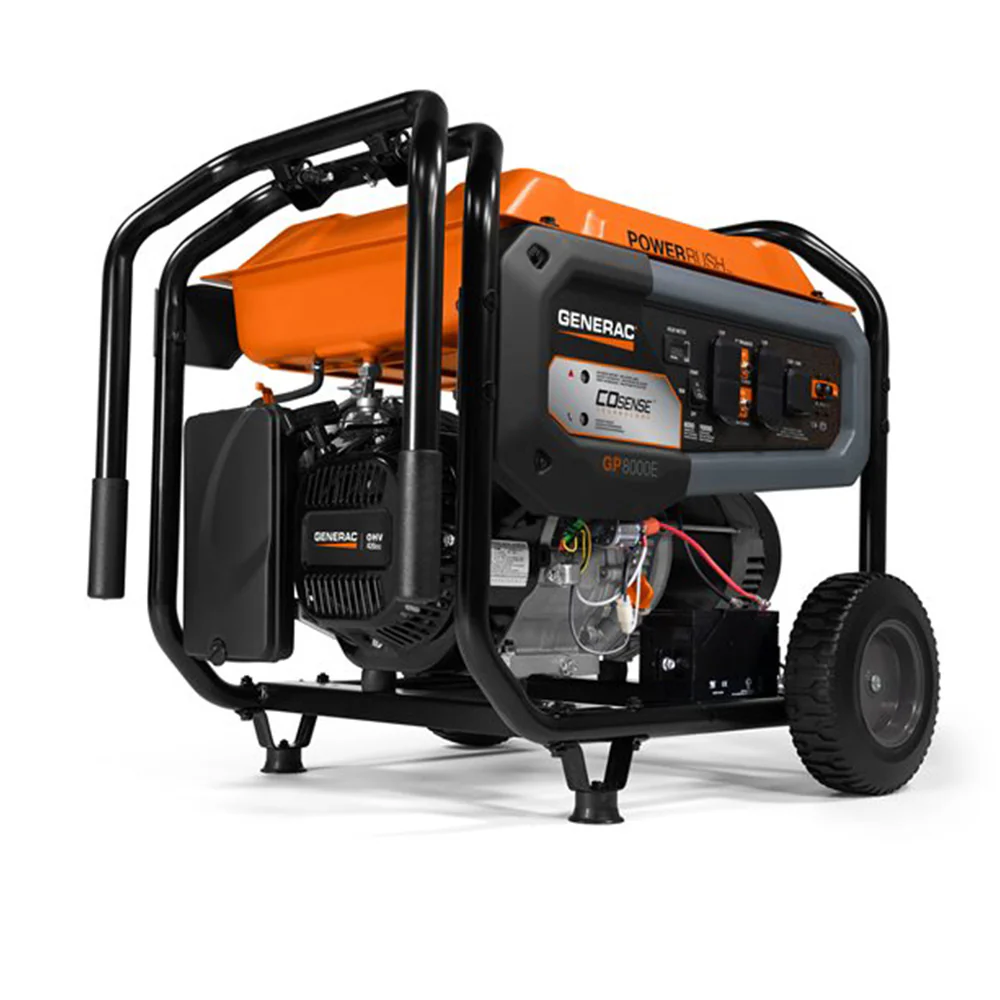 2025 Generac 7676 8000W 120/240V GP8000E Benzine Generator