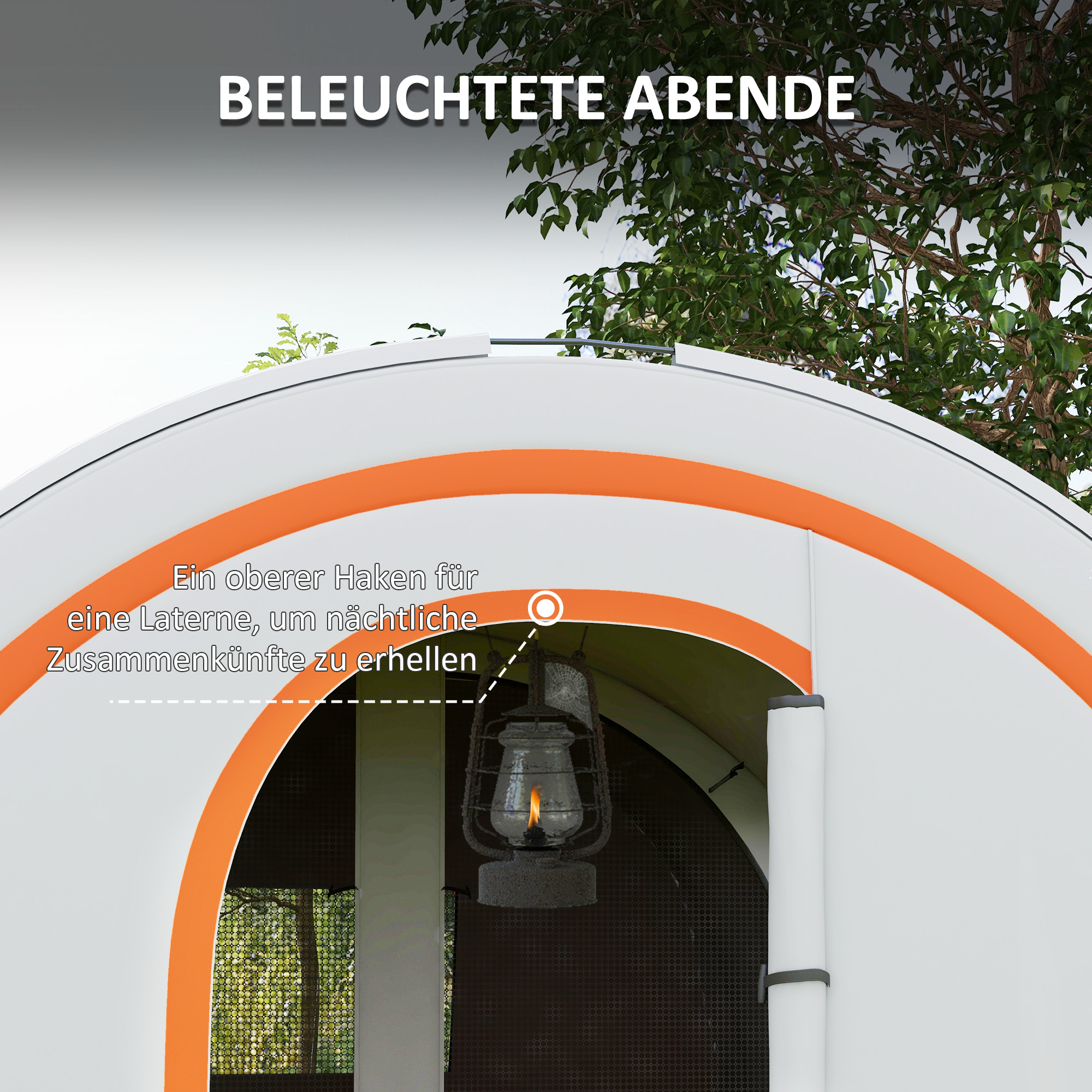 Campingtent tot 6 Pers, FamilieTent, Aparte Ruimtes, Waterdicht, Cr��mewit