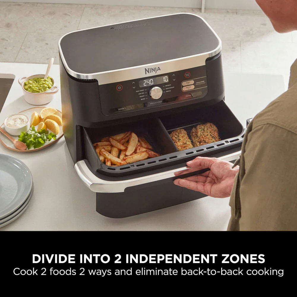2025 Ninja Foodi FlexDrawer Luchtfriteuse 10,4L Zwart