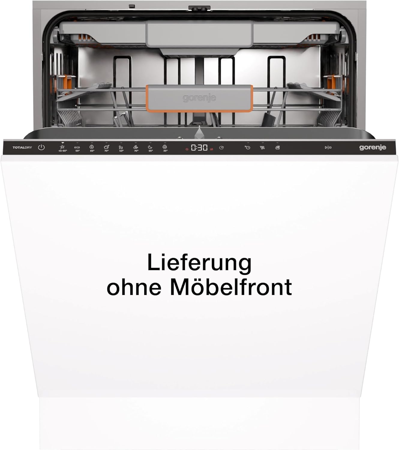 Gorenje GV663A66 Geschirrspüler/Einbaugerät FRONT NICHT ENTHALTEN/Made in EU/60 breite/16 Maßgedecke/8 Programme/TotalDry/Nachtprogramm/Status LED Licht/EEK: A-10%/Einbaumaße (HxBxT): 82 x 60 x 55,5cm