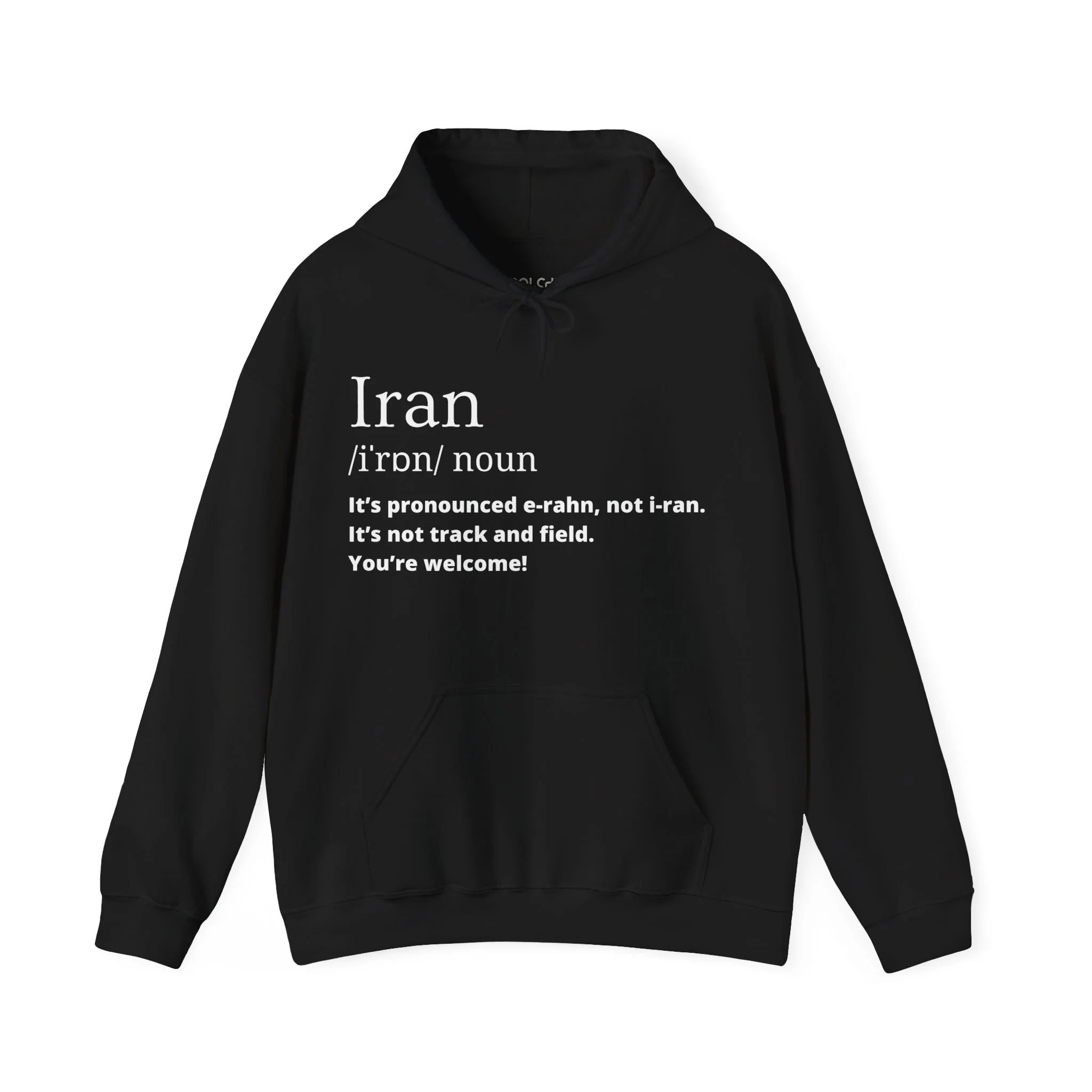 Iran Pronunciation Hoodie