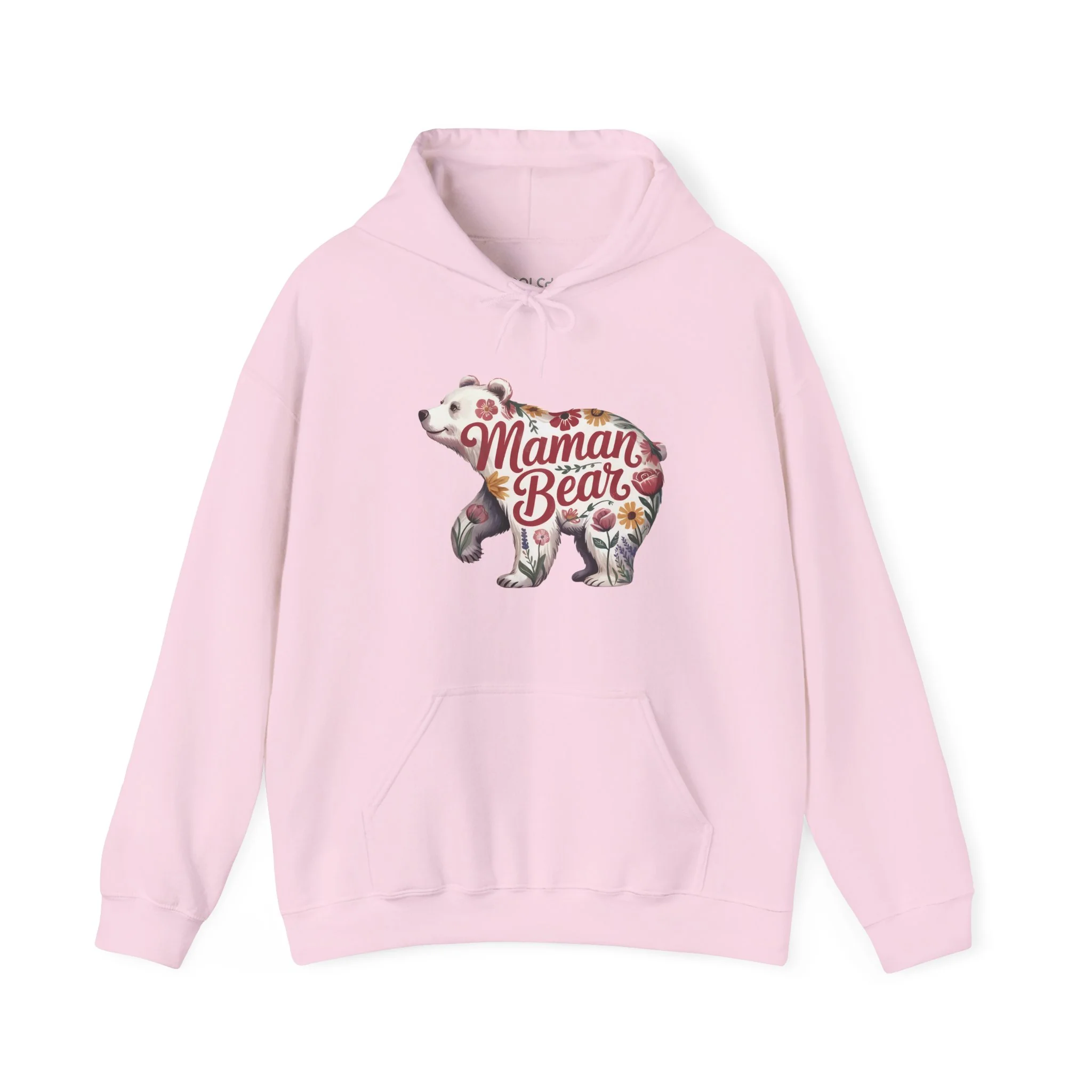 Maman Bear Floral Hoodie
