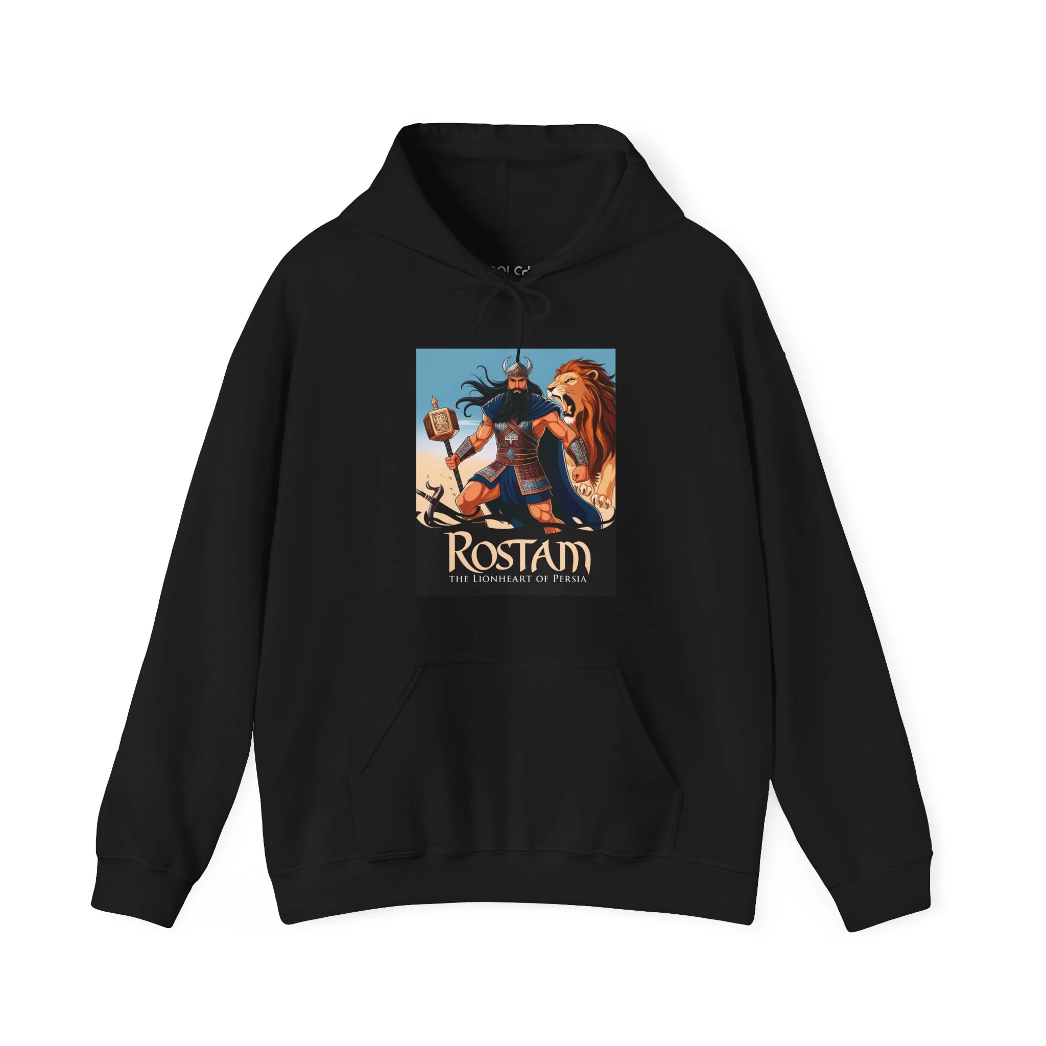 Rostam, the Lionheart of Persia Hoodie