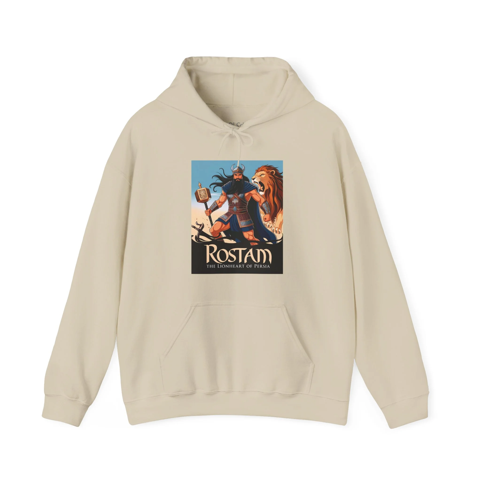 Rostam, the Lionheart of Persia Hoodie