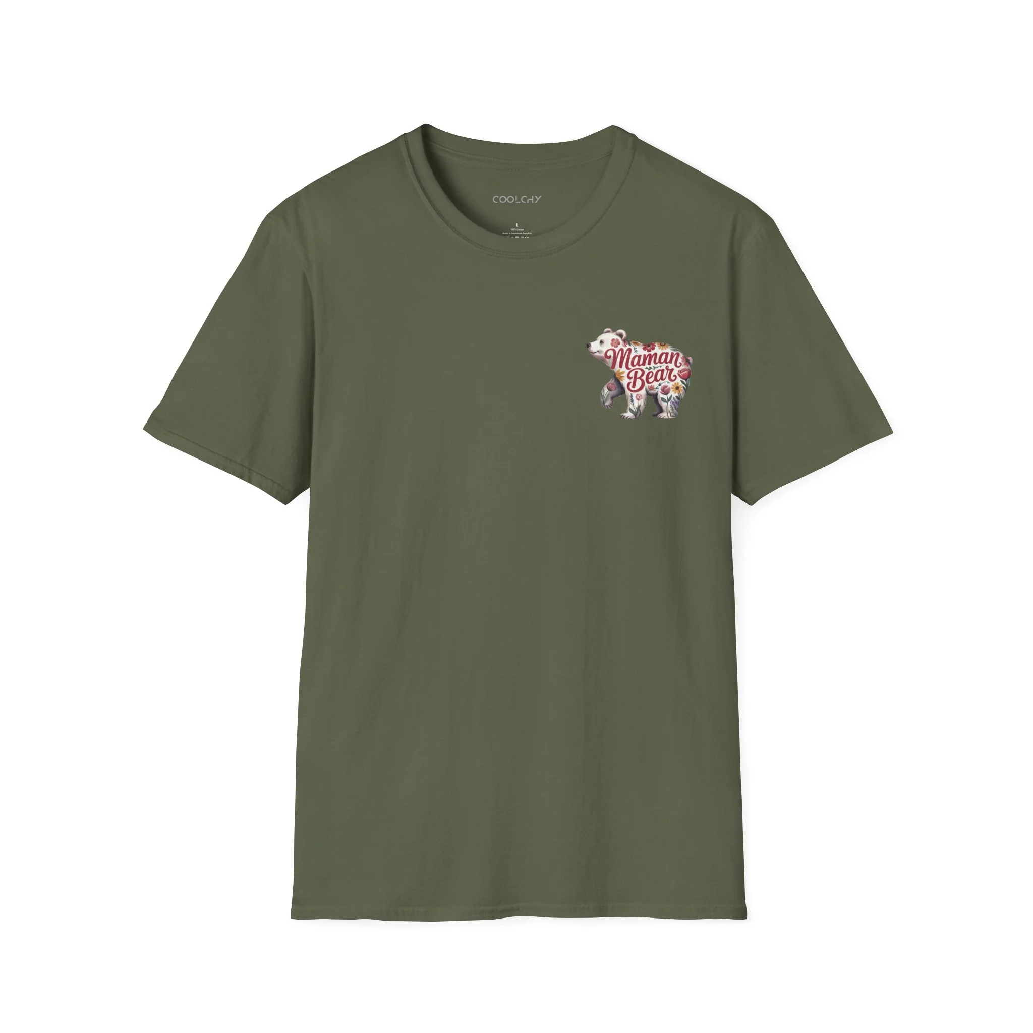 Maman Bear Floral Unisex T-Shirt