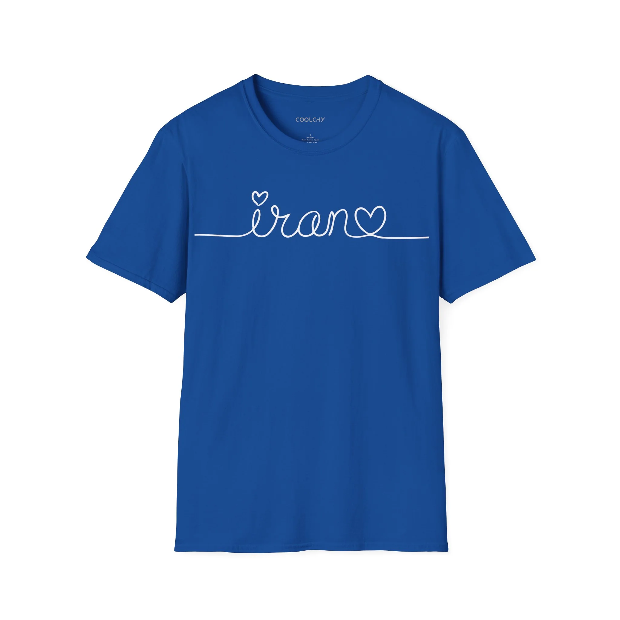 Iran Heart Line Art Unisex T-Shirt