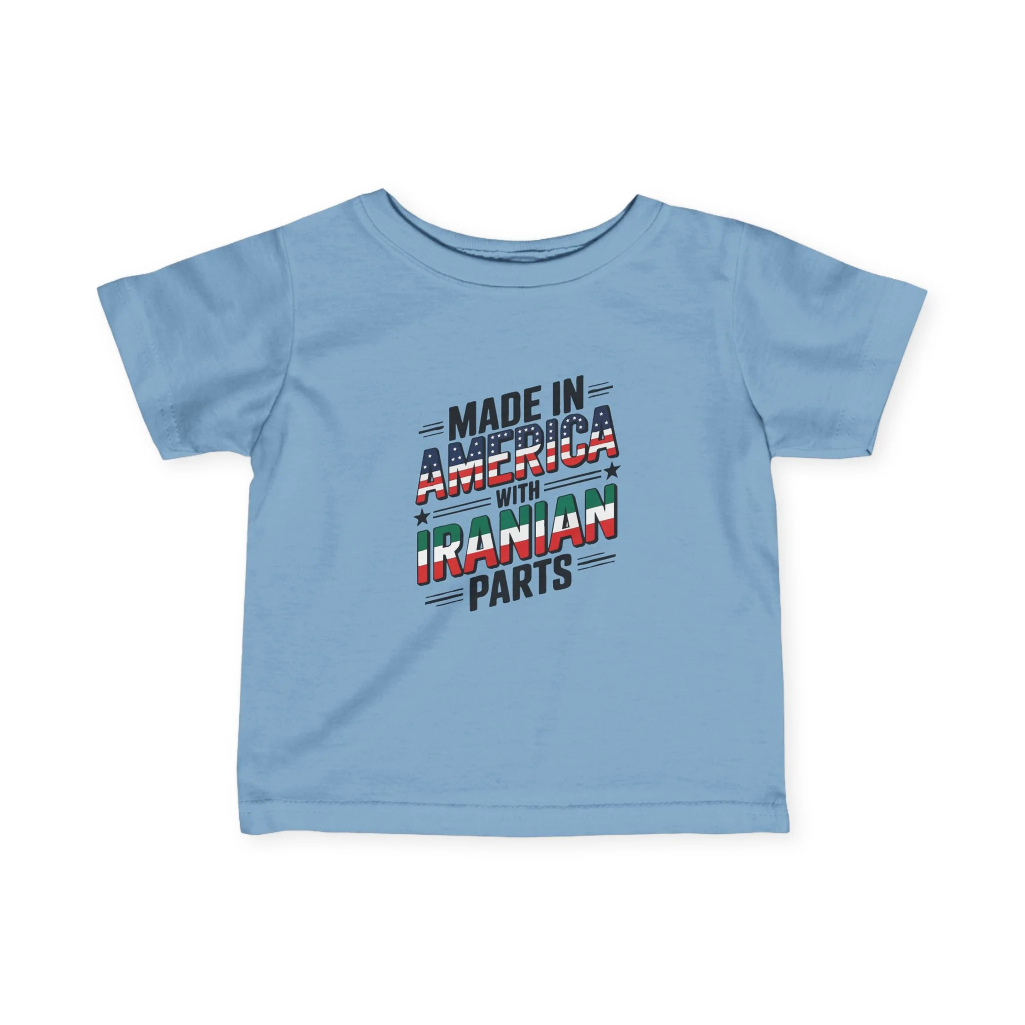 Made in America, with Iranian Parts Infant Tee