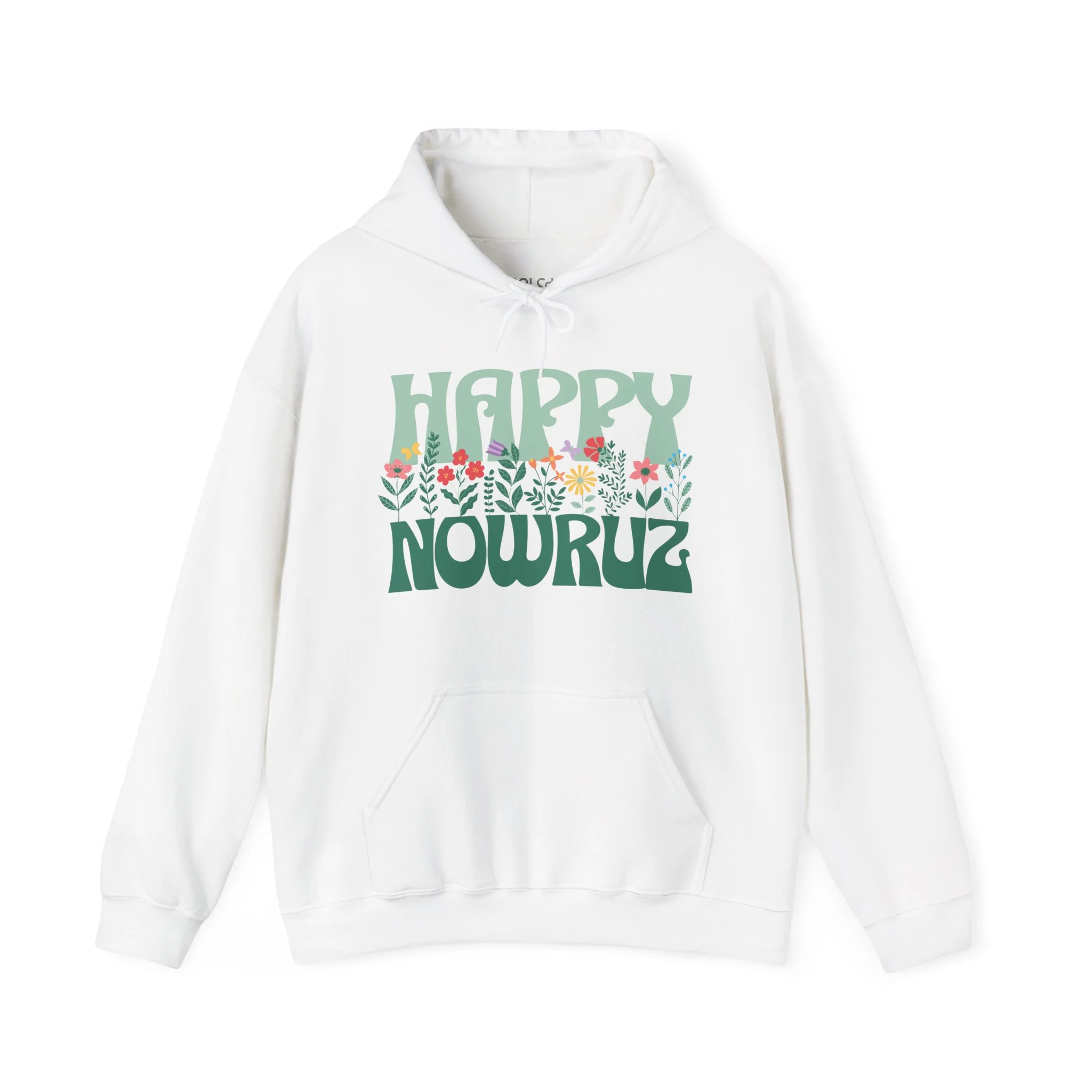 Happy Nowruz Floral Hoodie