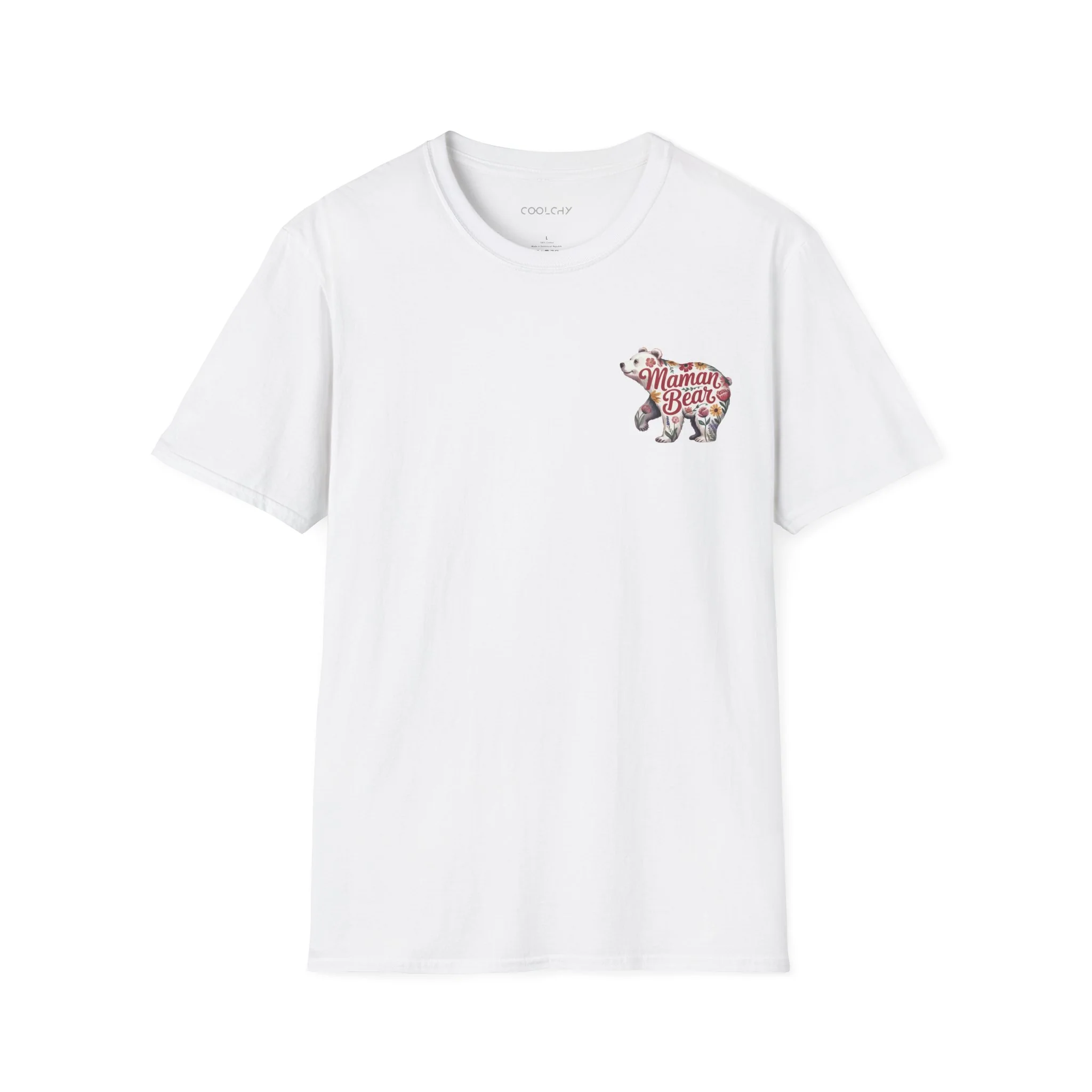 Maman Bear Floral Unisex T-Shirt