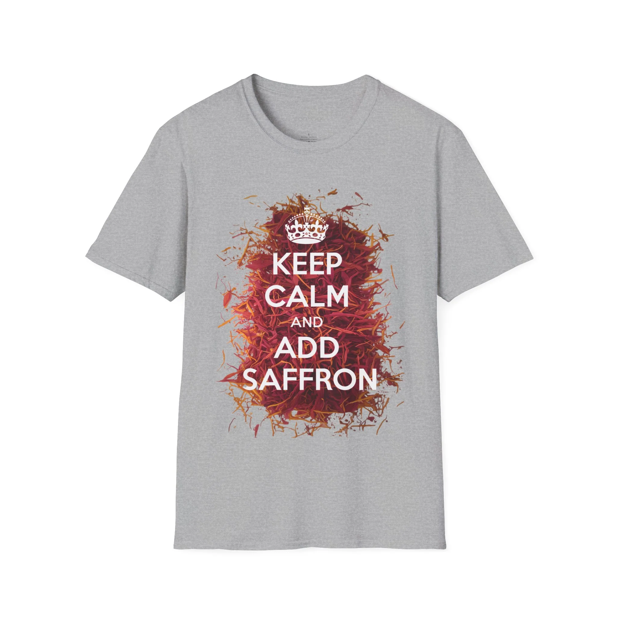 Keep Calm and Add Saffron Unisex T-Shirt