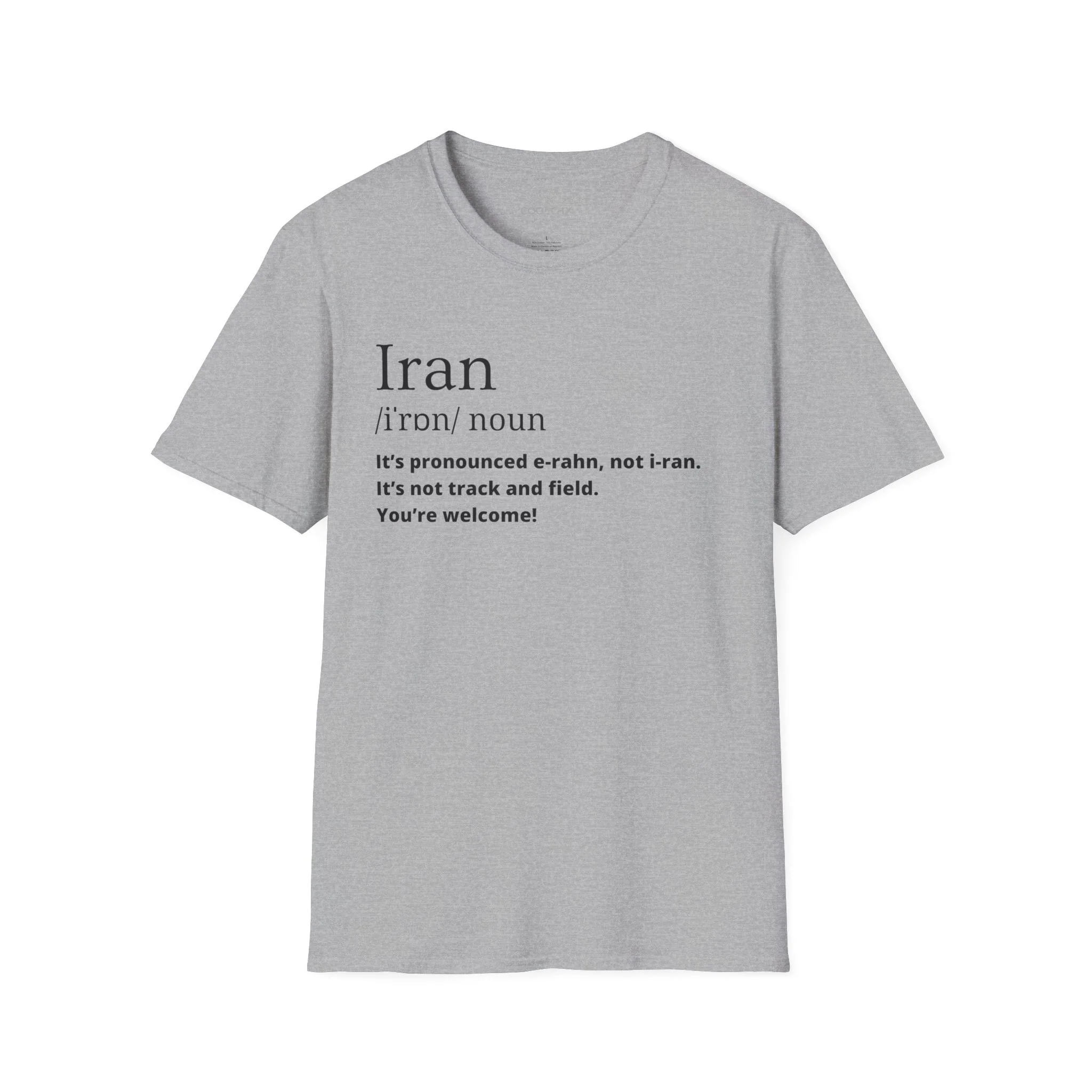 Iran Pronunciation Unisex T-Shirt