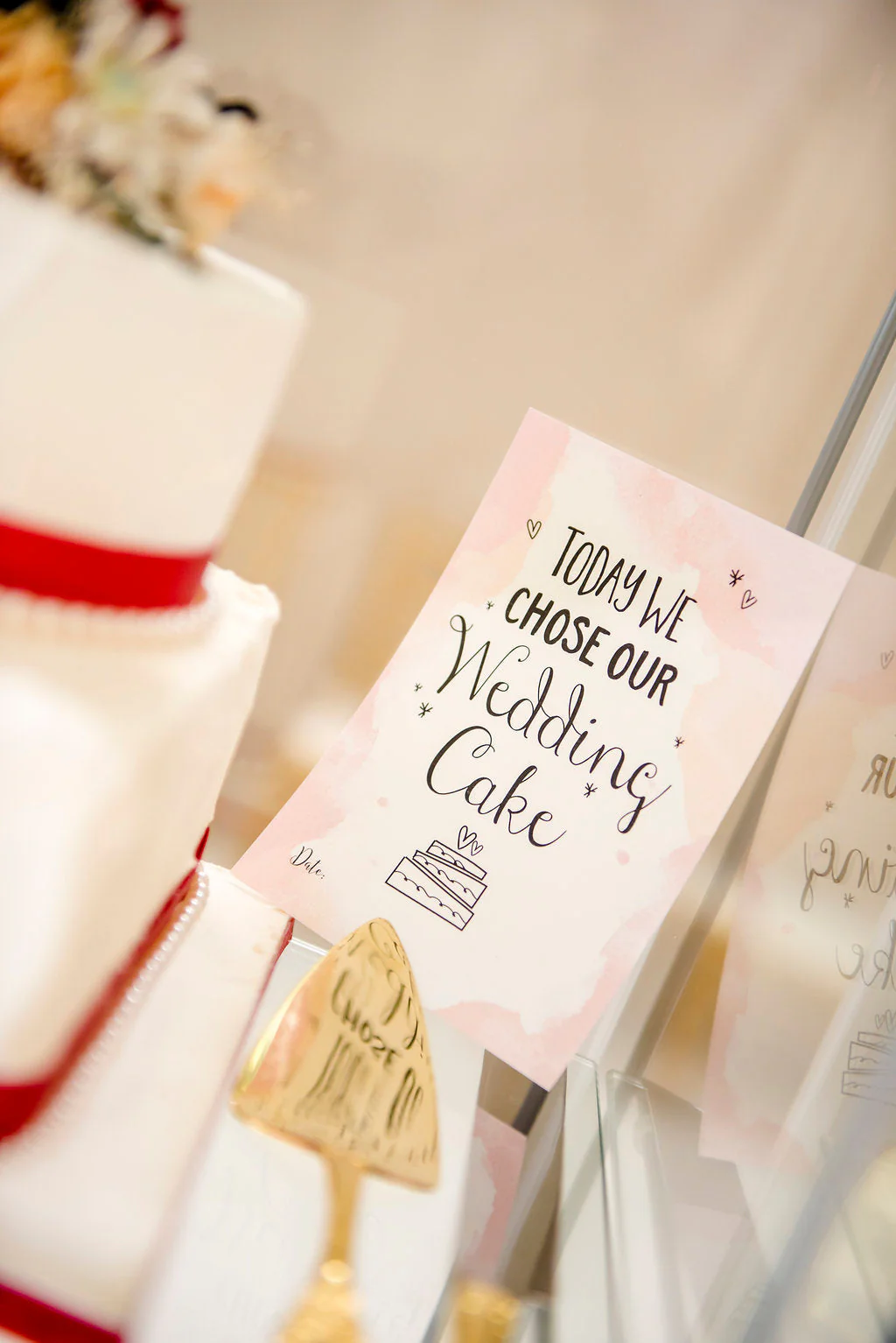 Wedding Milestone Cards - Watercolour