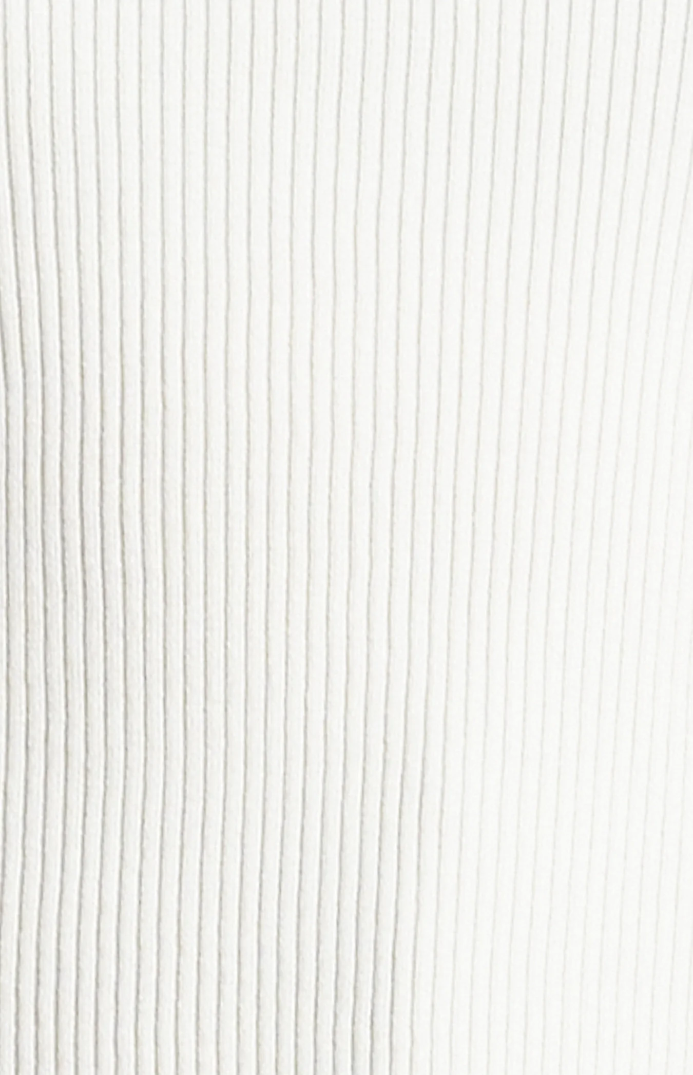 Wooden Bead Detail Halter Knit Top - White