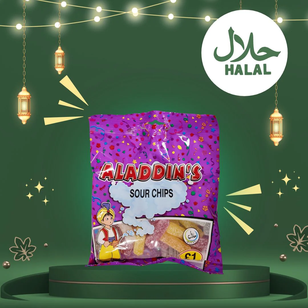 Aladdin's Sour Chips - 100g (Halal)