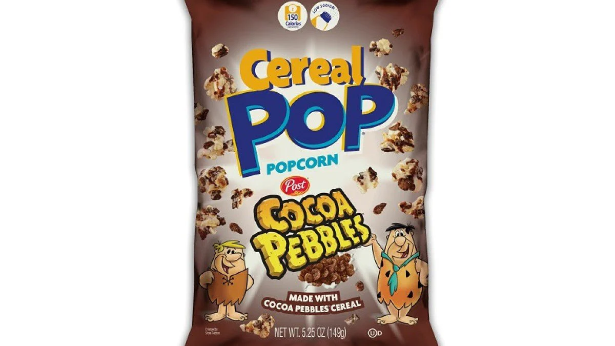 Cereal Pop Cocoa Pebbles Popcorn 5.25 oz Bag