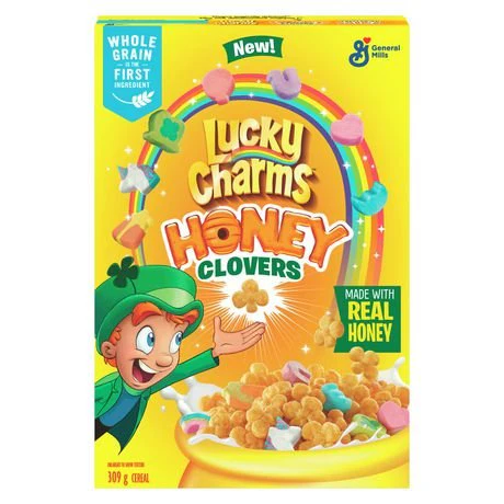 Lucky Charms Honey Cereal Box 309g