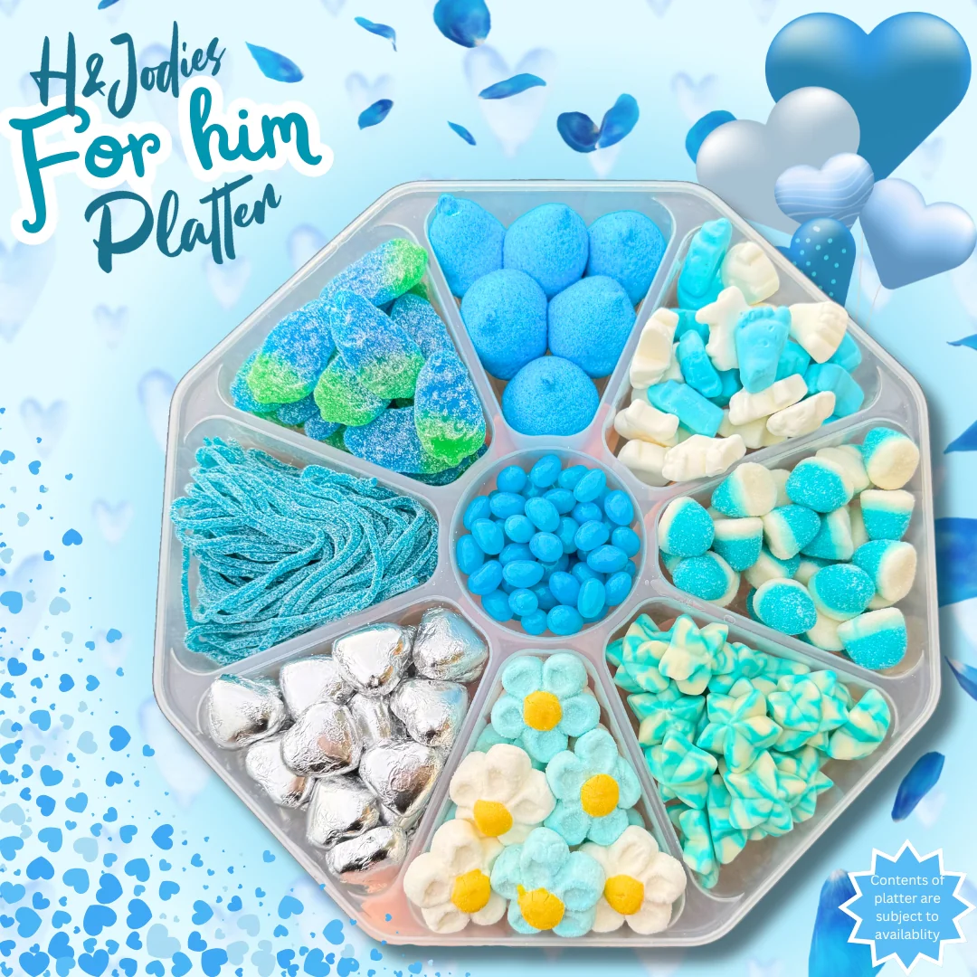 H&Jodies Blue Platter (1215g)