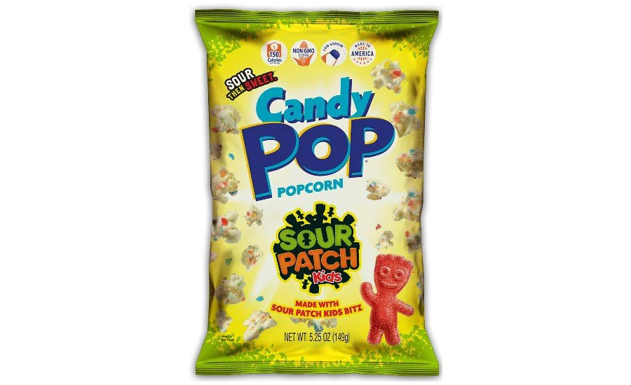 Sour patch kids candy pop popcorn