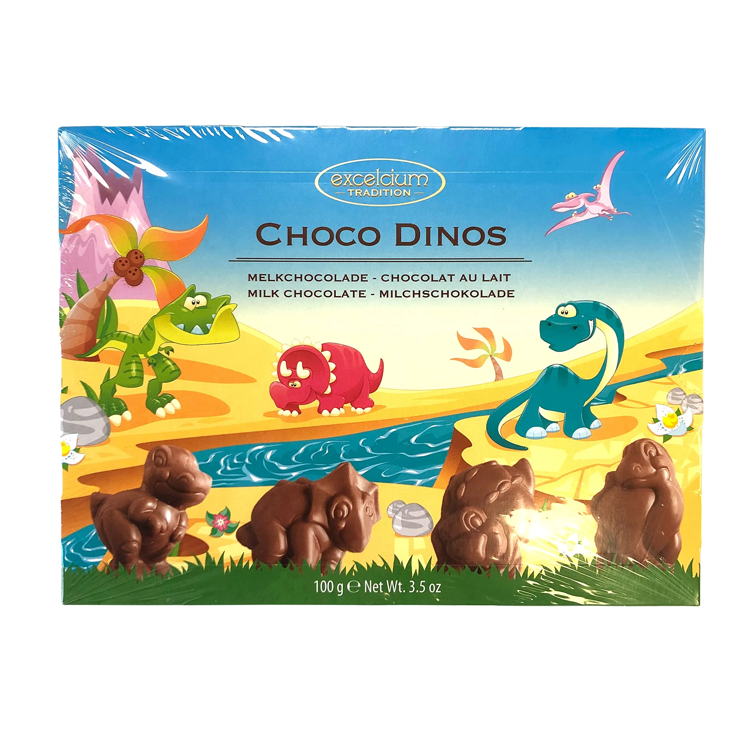 Hamlet Excelcium Chocolate Dinosaurs (100g) �?Fun & Delicious Belgian Chocolate Treats!