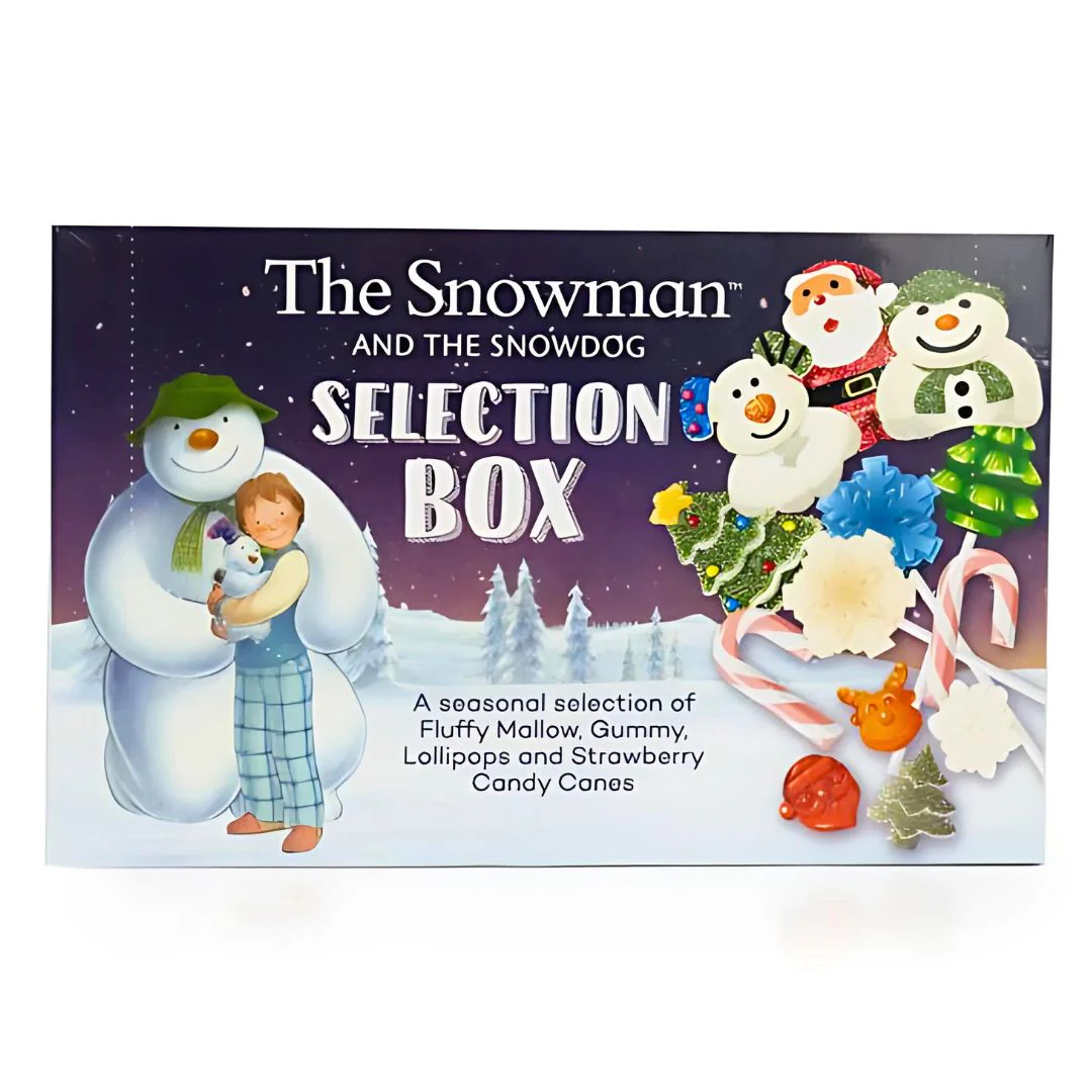 Snowman and Snowdog Selection Box (138g) a?? A Festive Treat for All Ages!