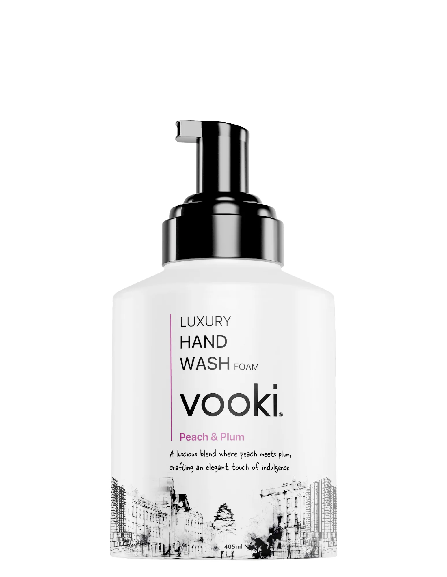vooki Luxury Hand Wash - Peach & Plum
