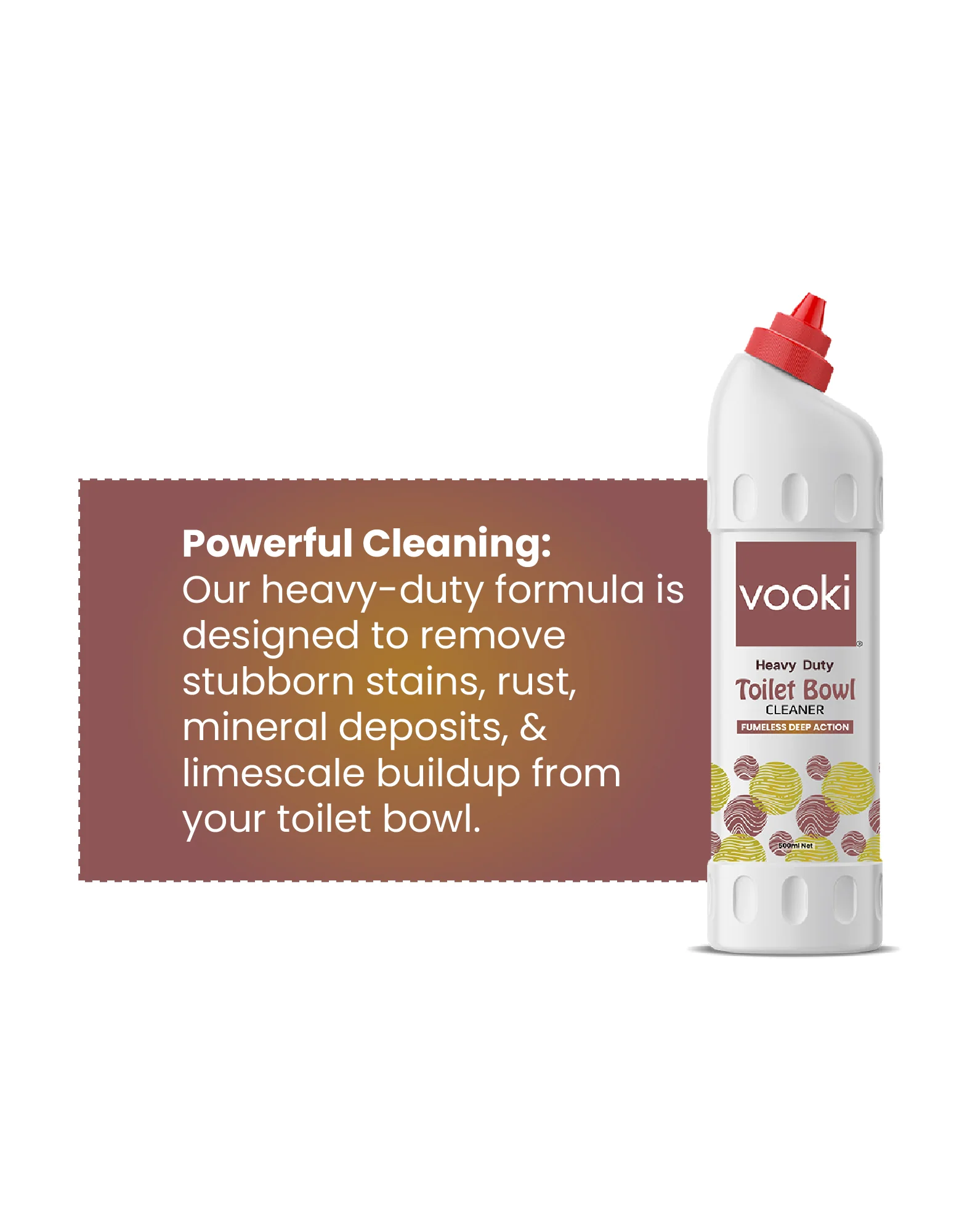 Heavy Duty Toilet Bowl Cleaner - 500ML