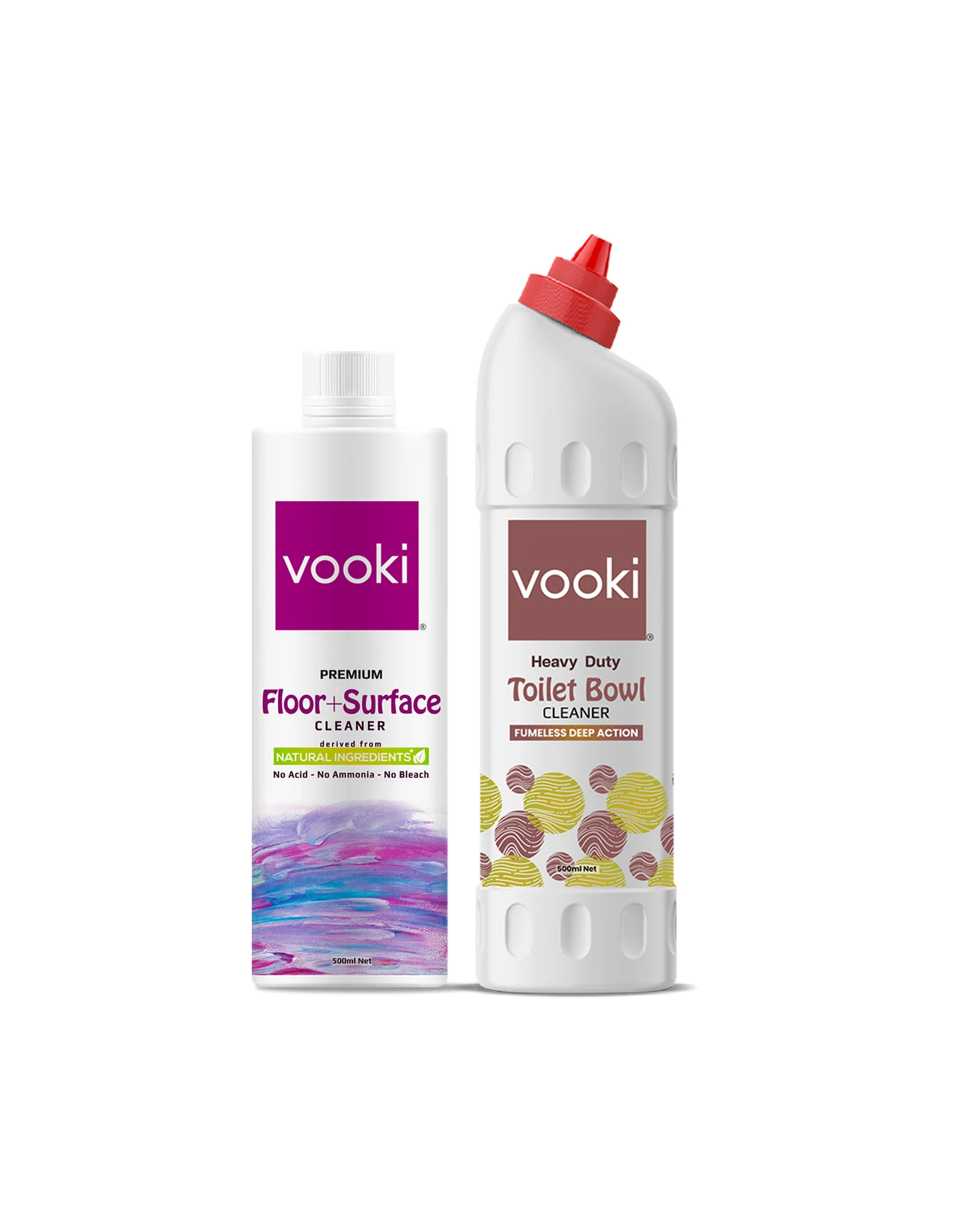 Heavy Duty Toilet Bowl Cleaner + Floor Cleaner Liquid | Combo