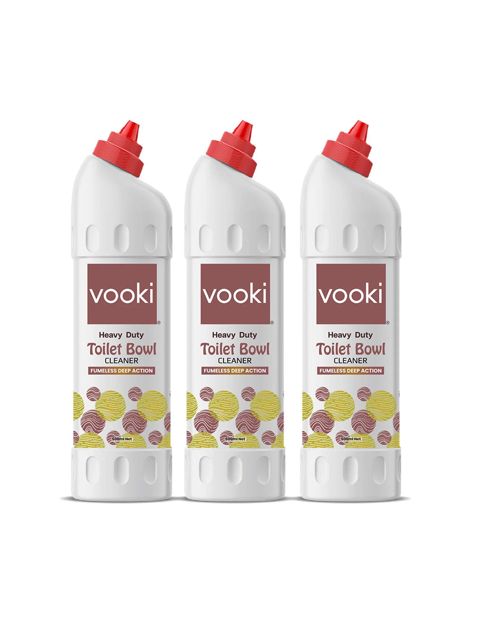 Heavy Duty Toilet Bowl Cleaner - Pack of 3