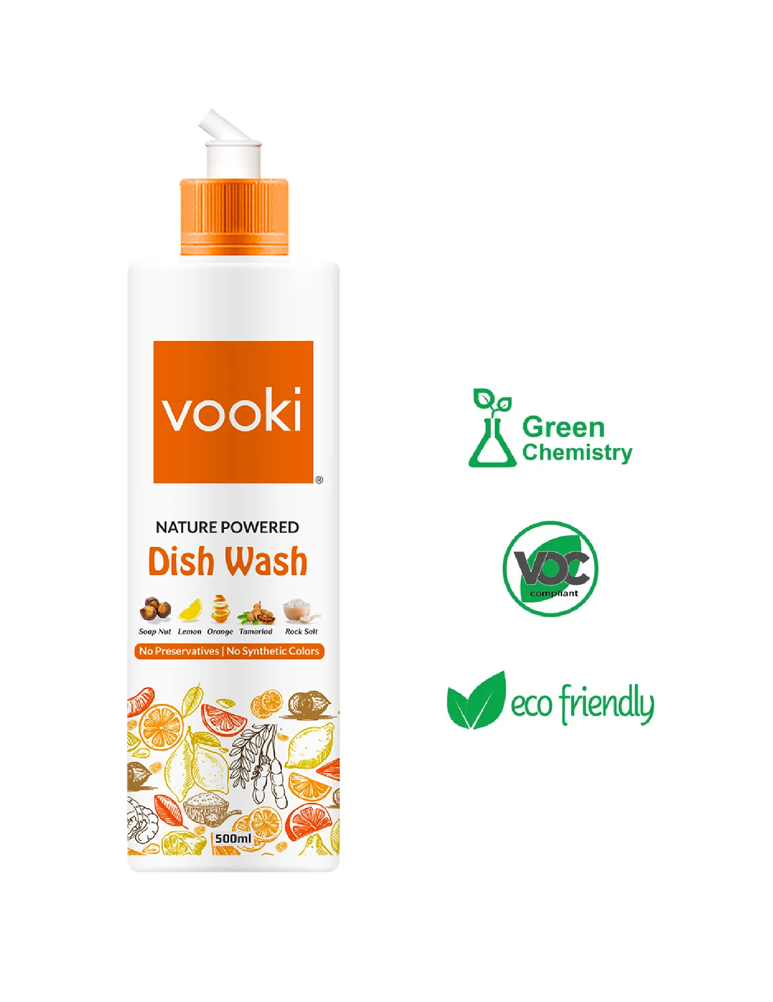 Nature Powered Dishwash Liquid - 500 ML