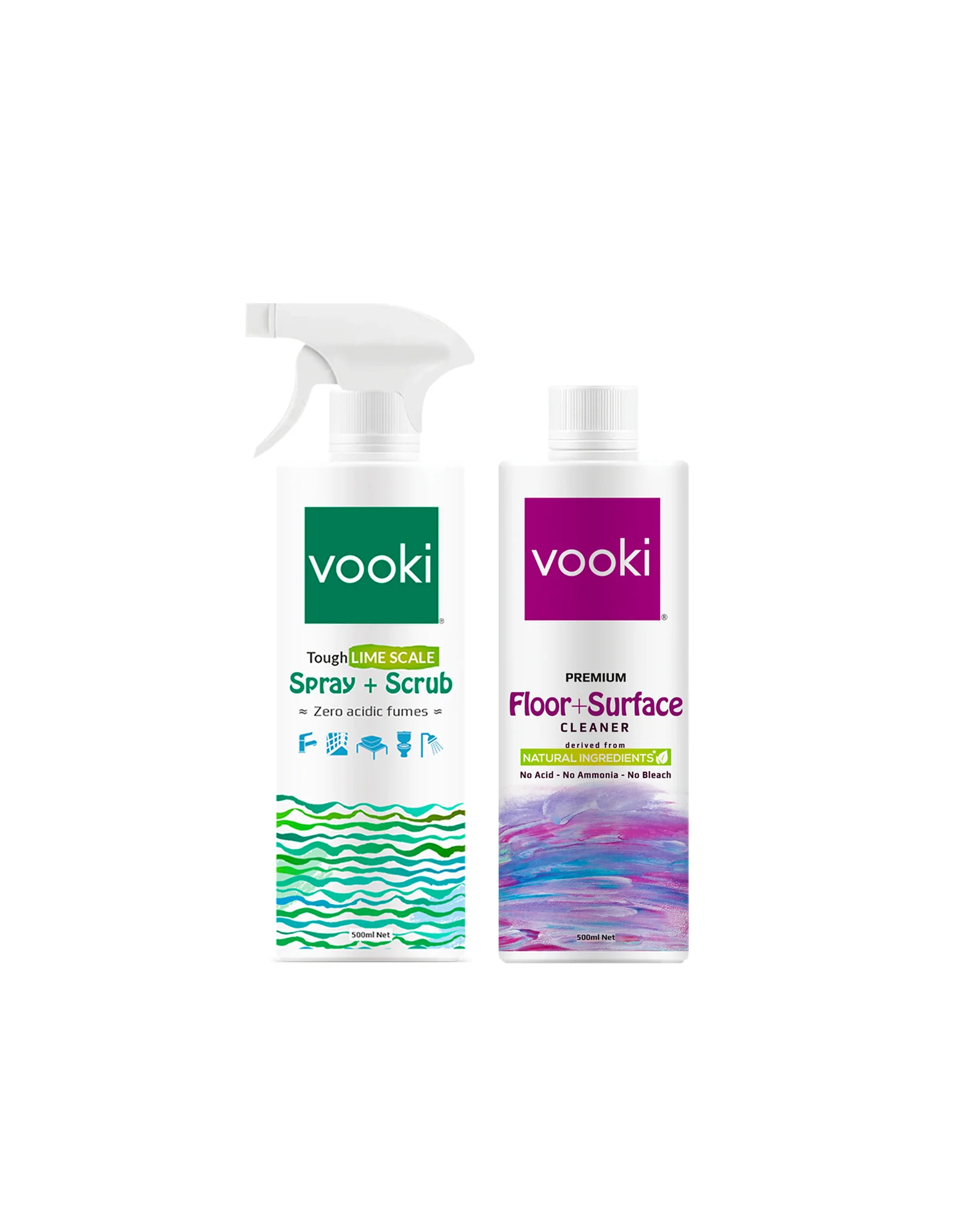 Combo of Tough Limescale\Descaler - Spray and Scrub + Floor Cleaner Liquid