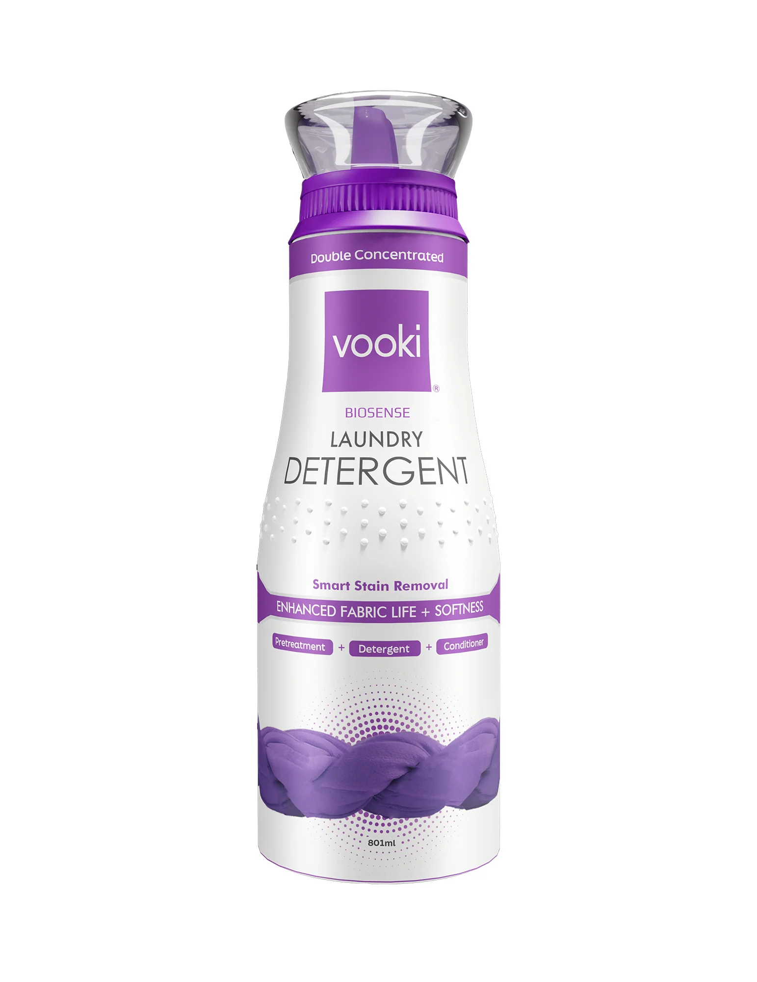 VOOKI BioSense Laundry Detergent - 801 ML - For Top & Front Load