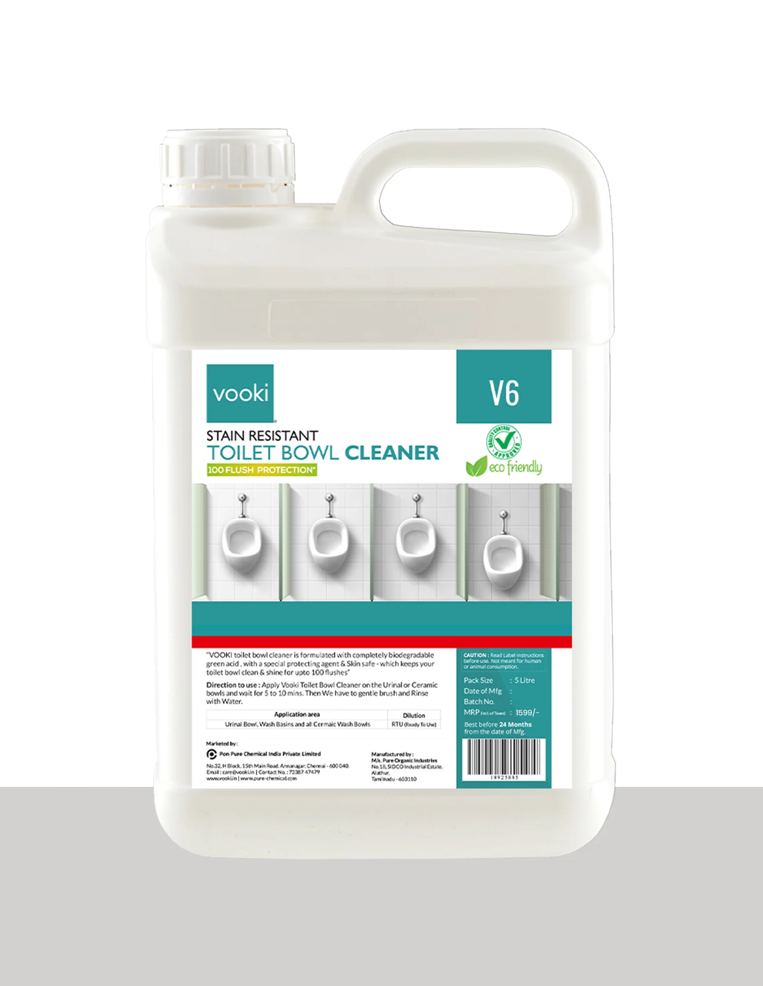 Toilet Bowl Cleaner Liquid - 5L