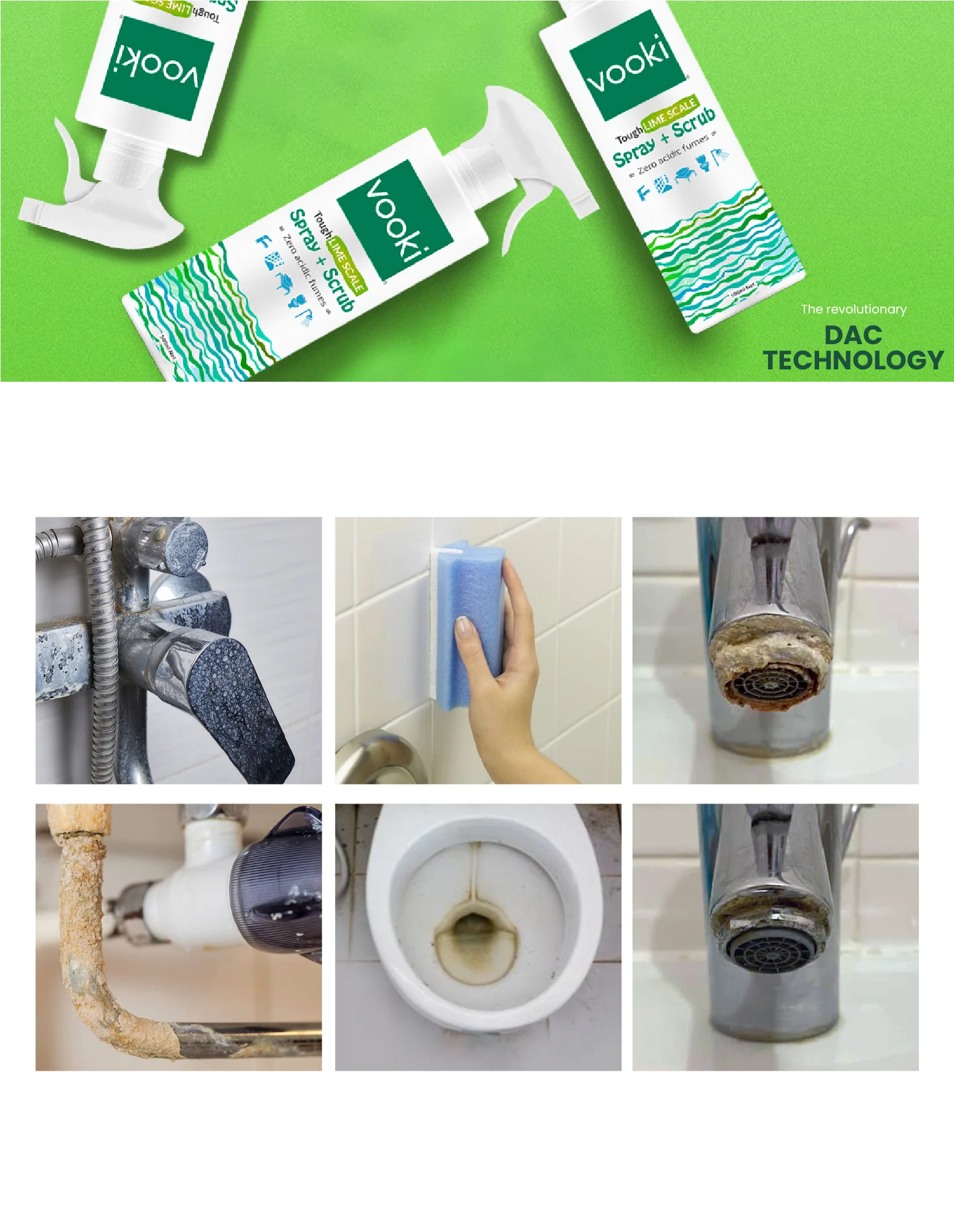 Nature Powered Dish Wash and Tough Limescale\Descaler - Spray and Scrub | Combo