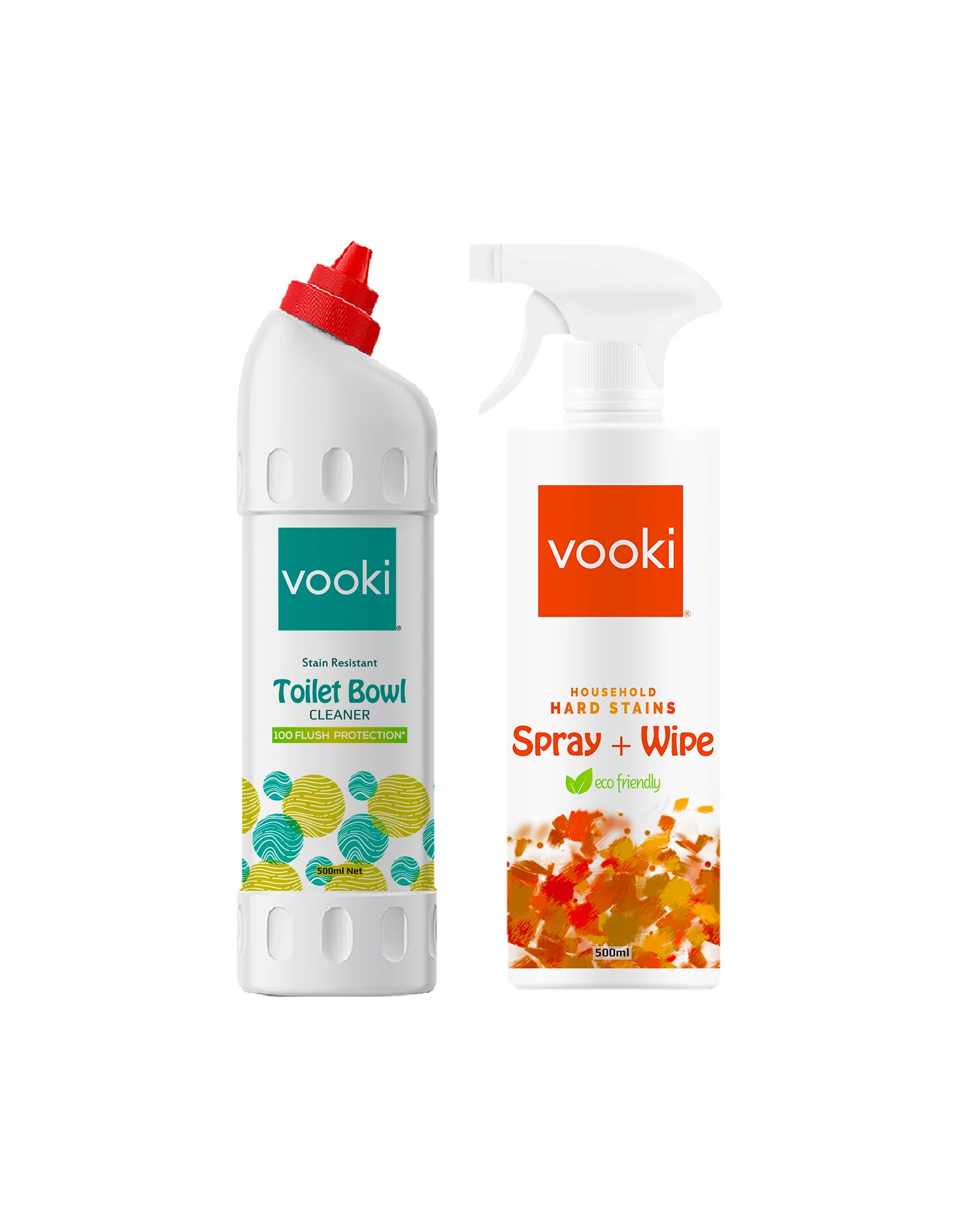 Hard Stains Spray + Wipe & Toilet Bowl Cleaner | Combo