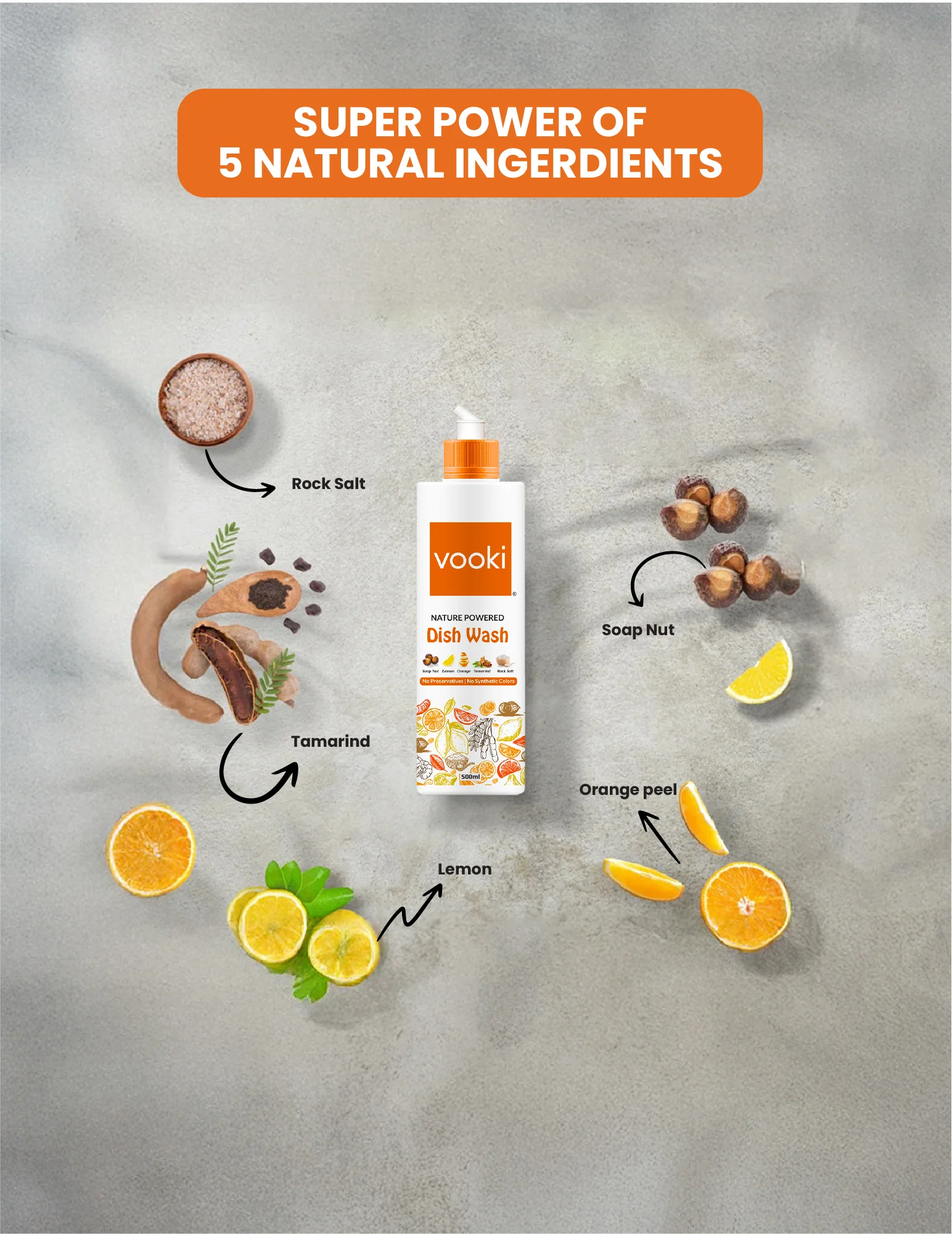 Nature Powered Dishwash Liquid - 500 ML