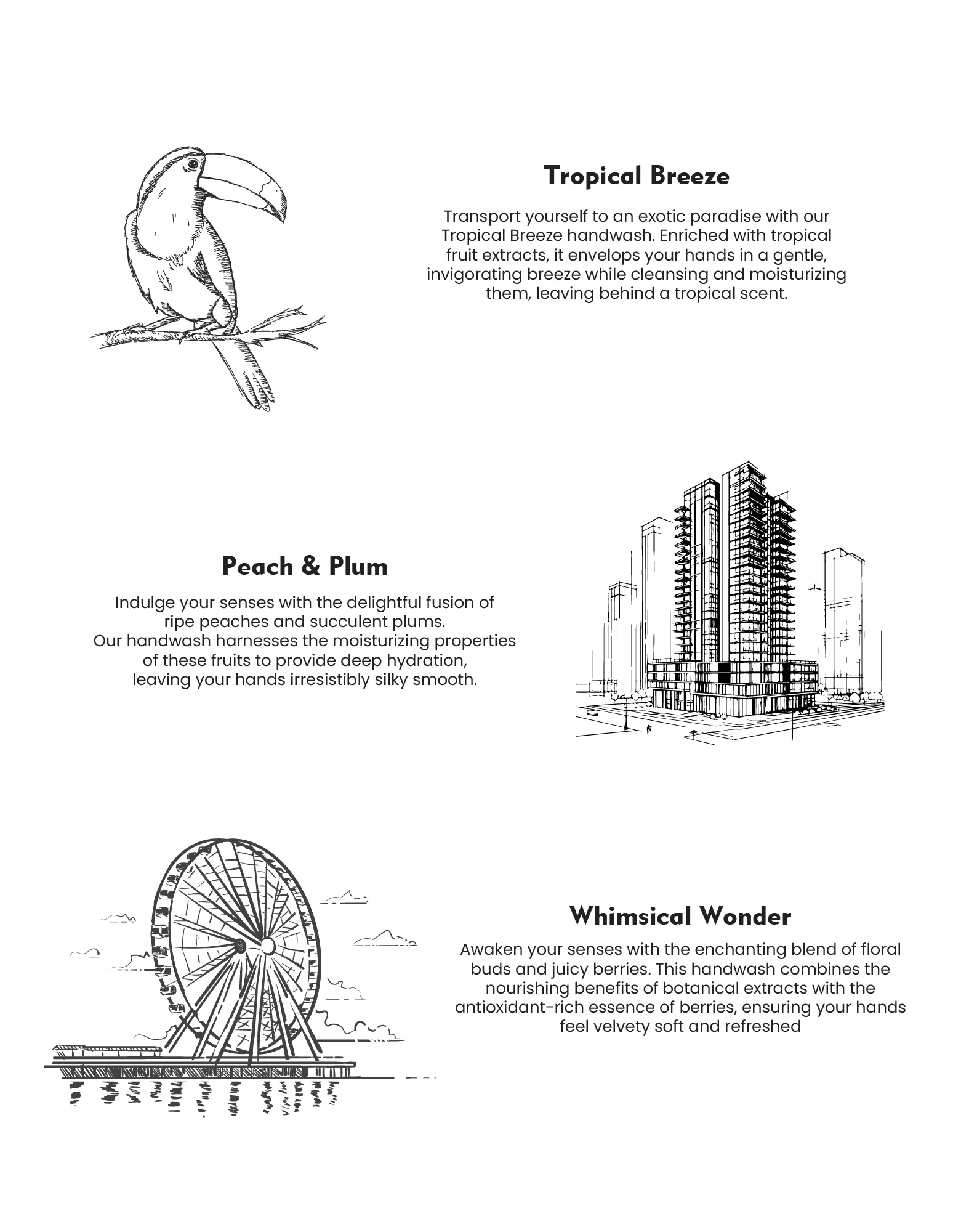 vooki Luxury Hand Wash - Peach & Plum