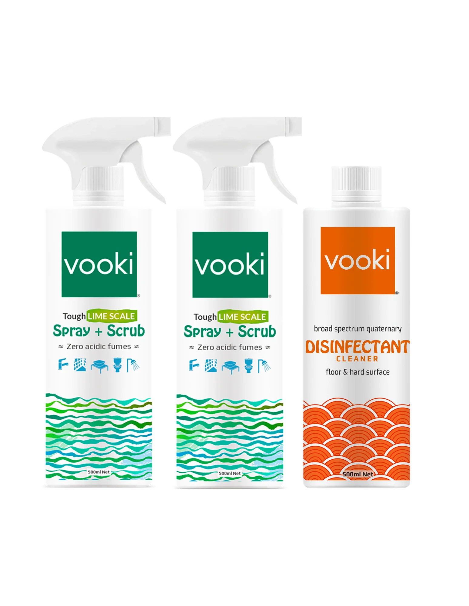 Tough Limescale\Descaler �C Spray & Scrub (2nos) and Disinfectant Cleaner (1no) | Combo