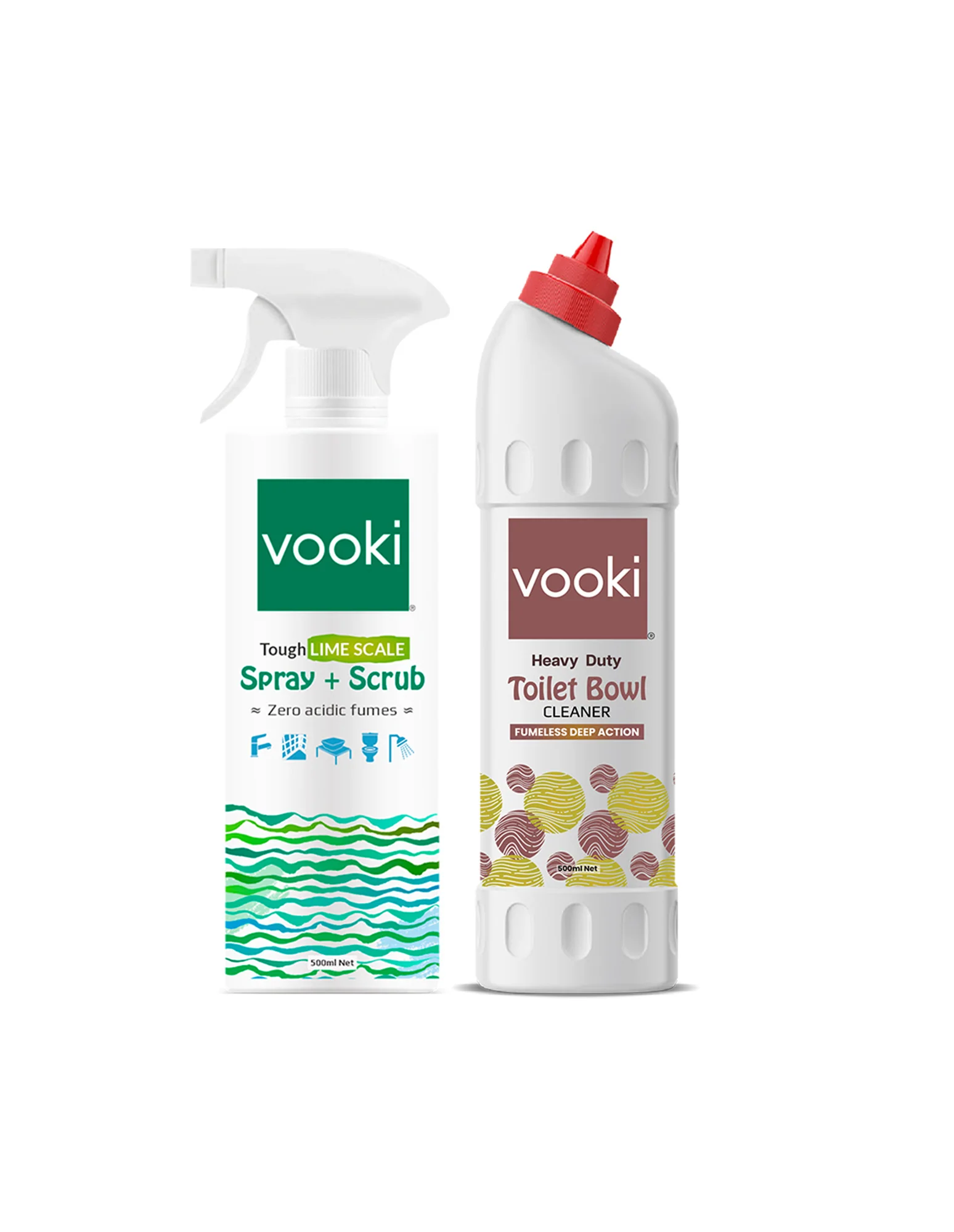 Heavy Duty Toilet Bowl Cleaner & Tough Limescale\Descaler  | Combo